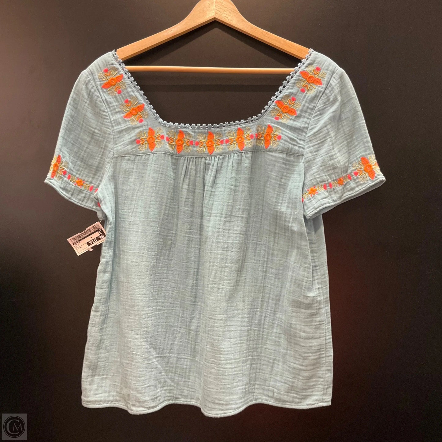 Top Short Sleeve By Boden In Blue, Size: S