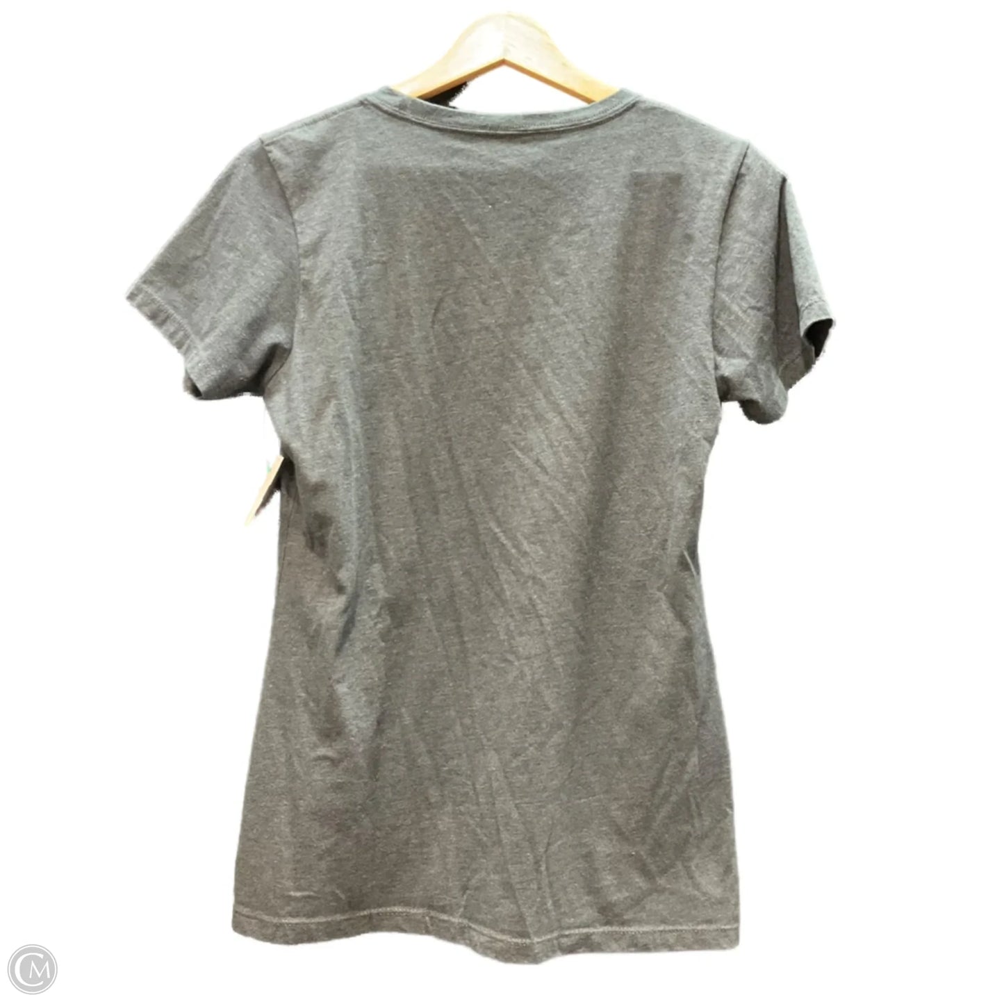 Top Short Sleeve By Eddie Bauer In Grey, Size: M