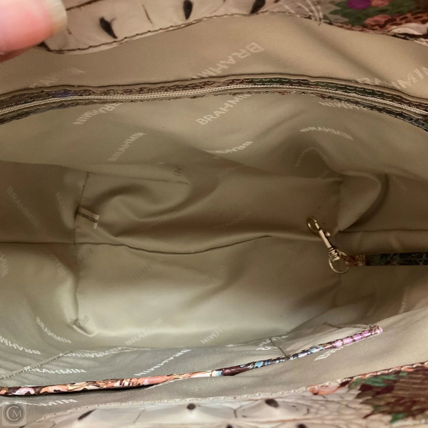 Handbag Designer By Brahmin, Size: Large