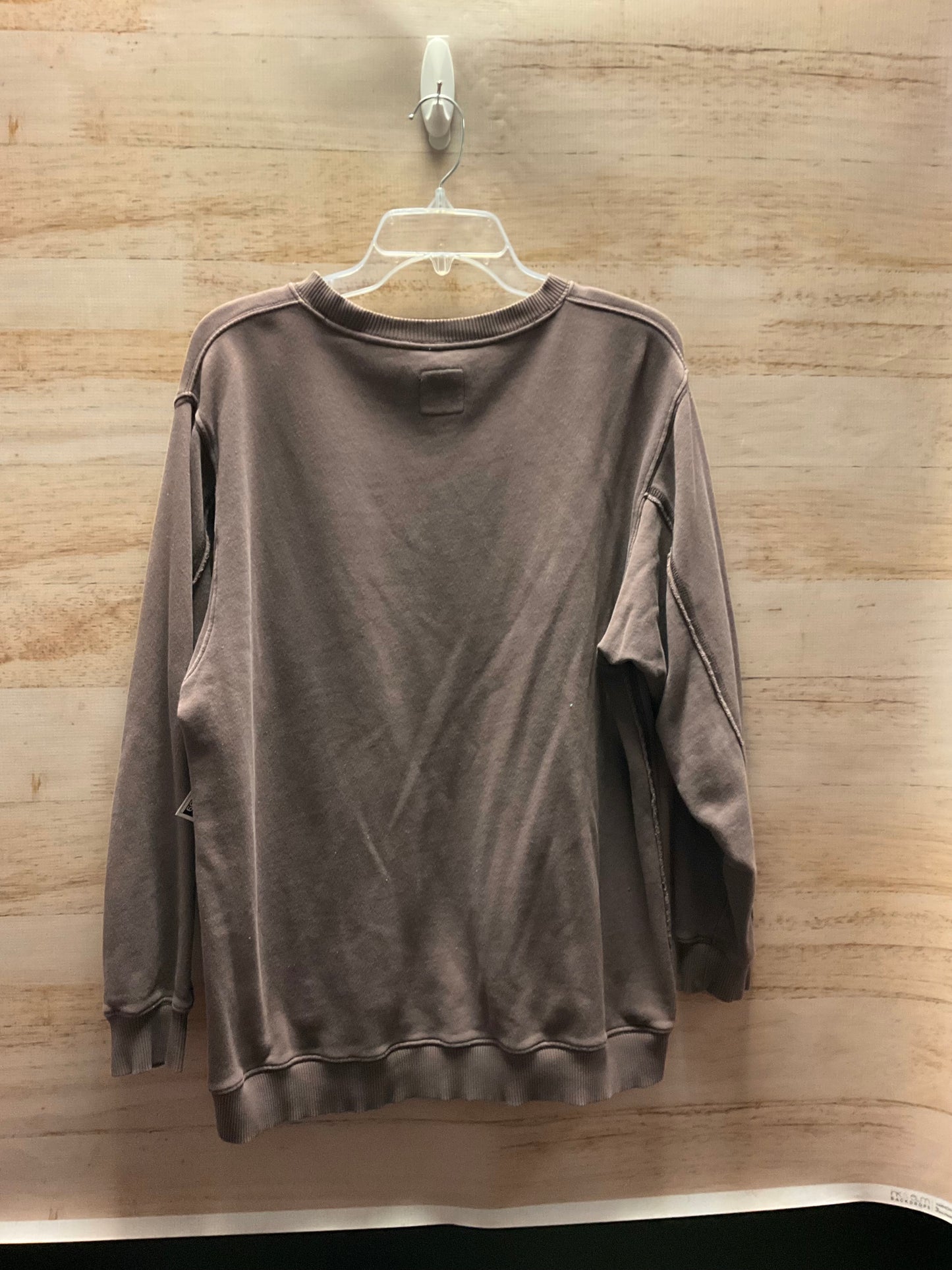 Sweatshirt Crewneck By Aerie In Brown, Size: S