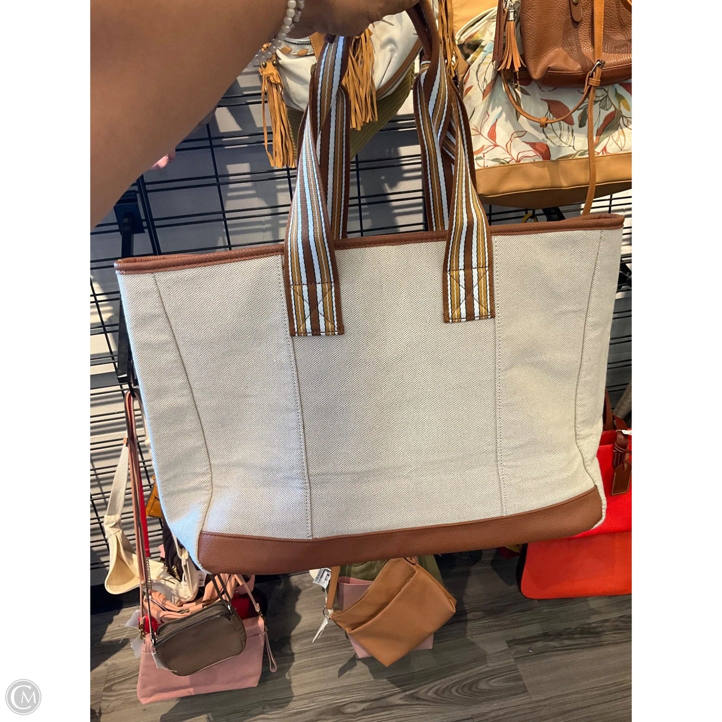 Tote By Clothes Mentor, Size: Large