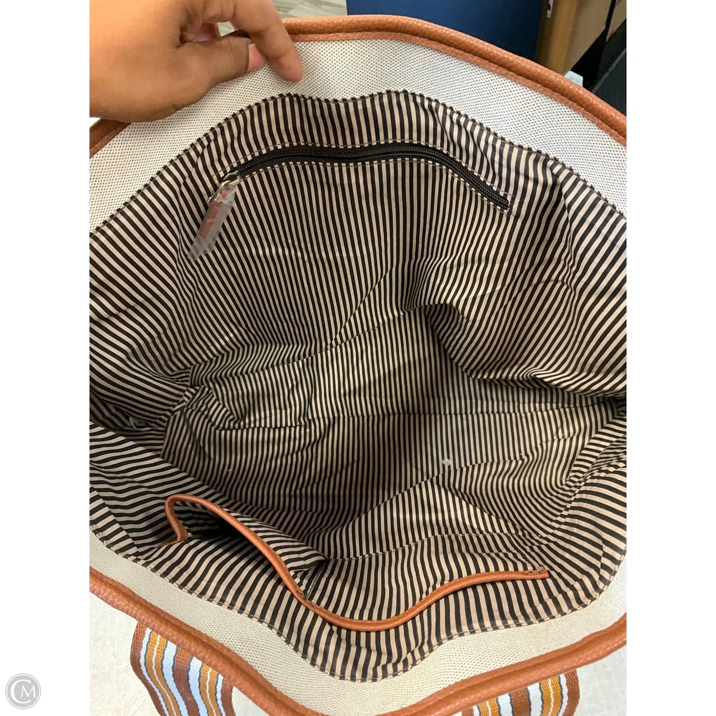 Tote By Clothes Mentor, Size: Large