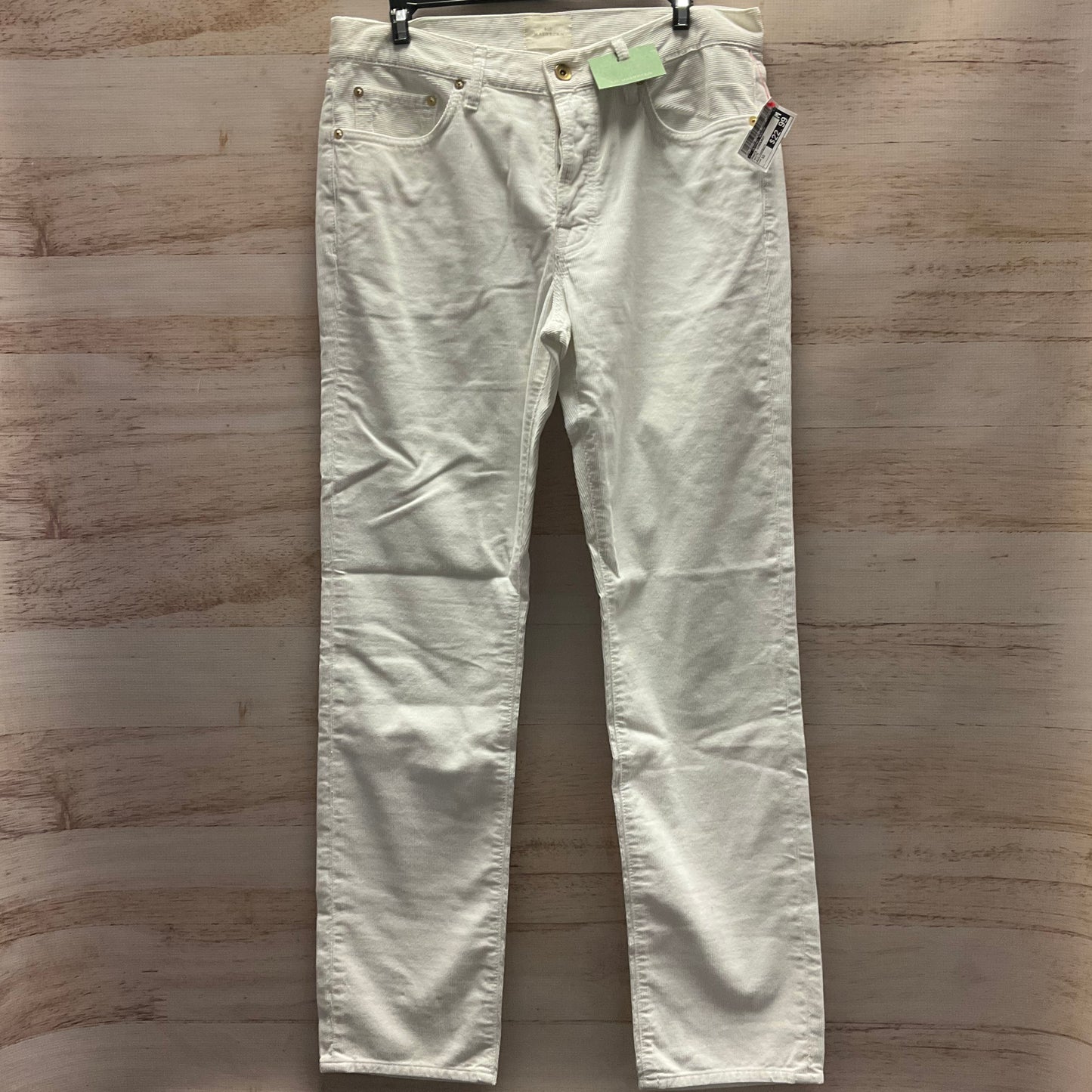 Pants Corduroy By Clothes Mentor In White, Size: 12
