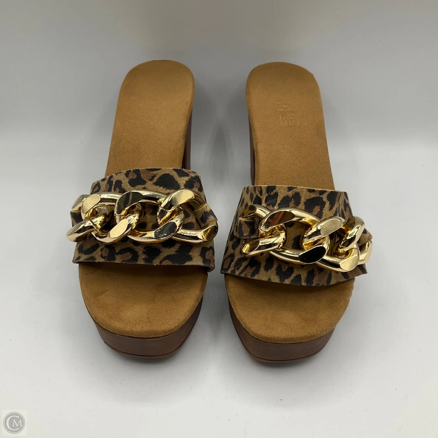 Shoes Heels Block By Vince Camuto In Animal Print, Size: 7.5
