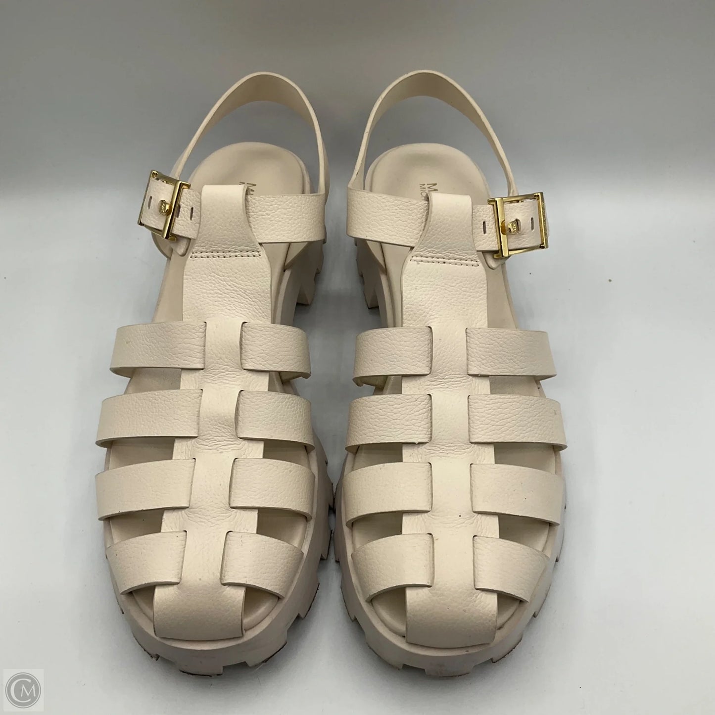 Sandals Designer By Michael Kors In White, Size: 9.5