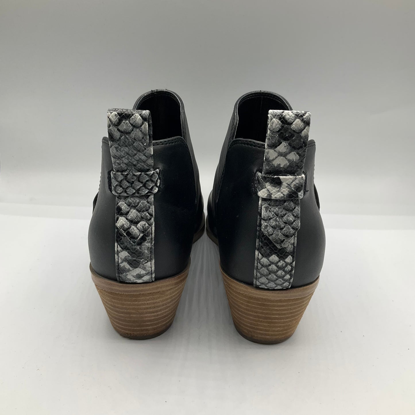 Boots Ankle Heels By Nine West In Black, Size: 7.5