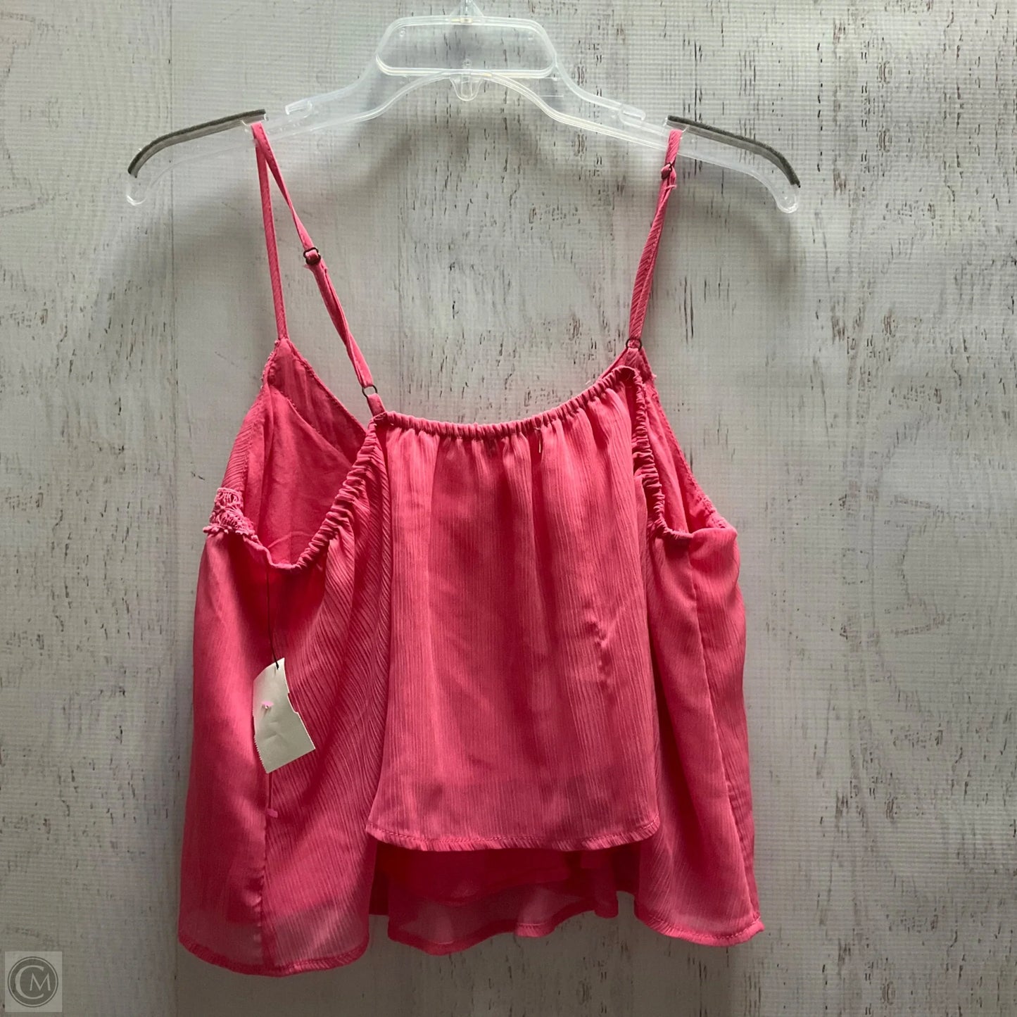 Top Sleeveless By Mi Ami In Pink, Size: L