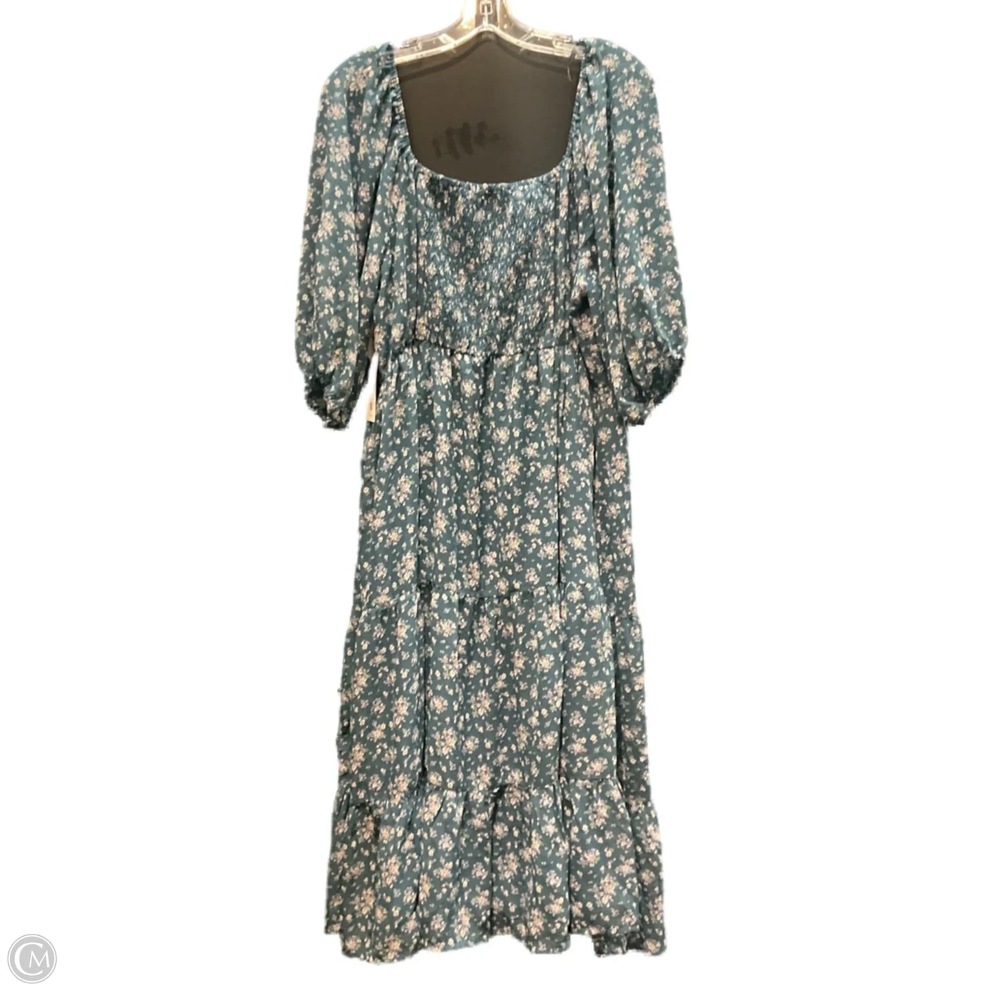 Dress Casual Maxi By Clothes Mentor In Floral Print, Size: 1x