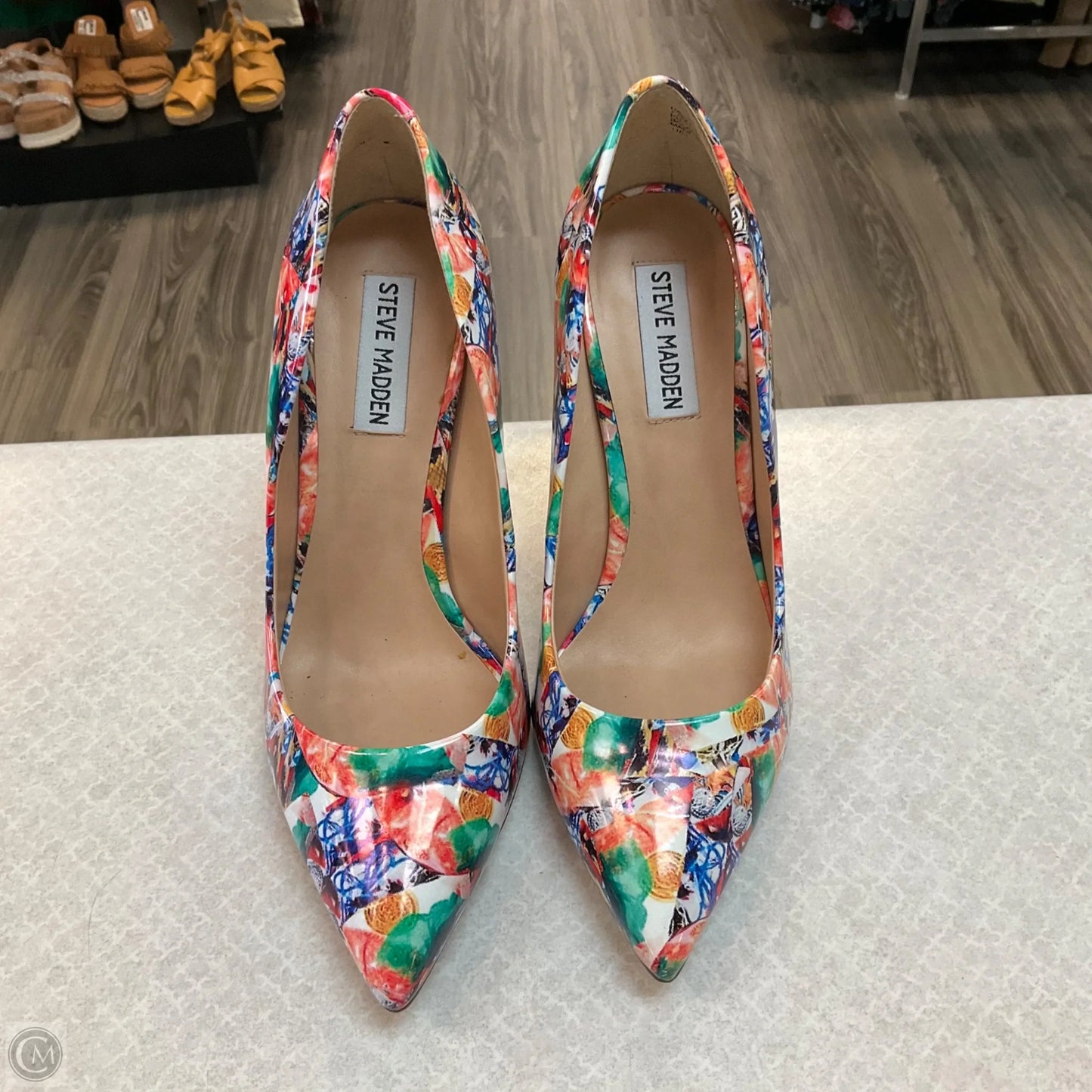 Shoes Heels Stiletto By Steve Madden In Multi-colored, Size: 7