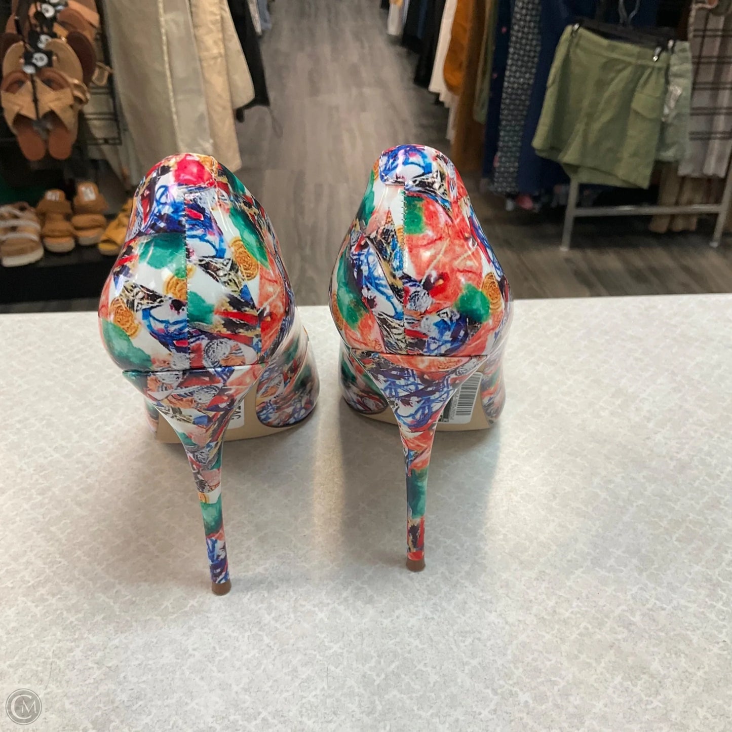 Shoes Heels Stiletto By Steve Madden In Multi-colored, Size: 7