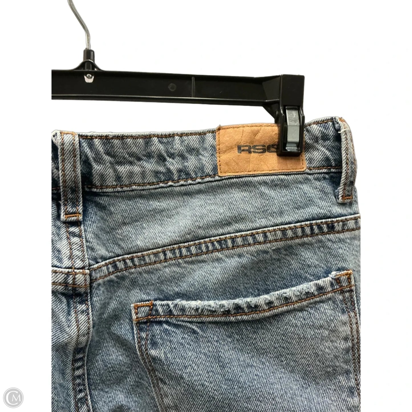 Jeans Wide Leg By Clothes Mentor In Blue Denim, Size: 28