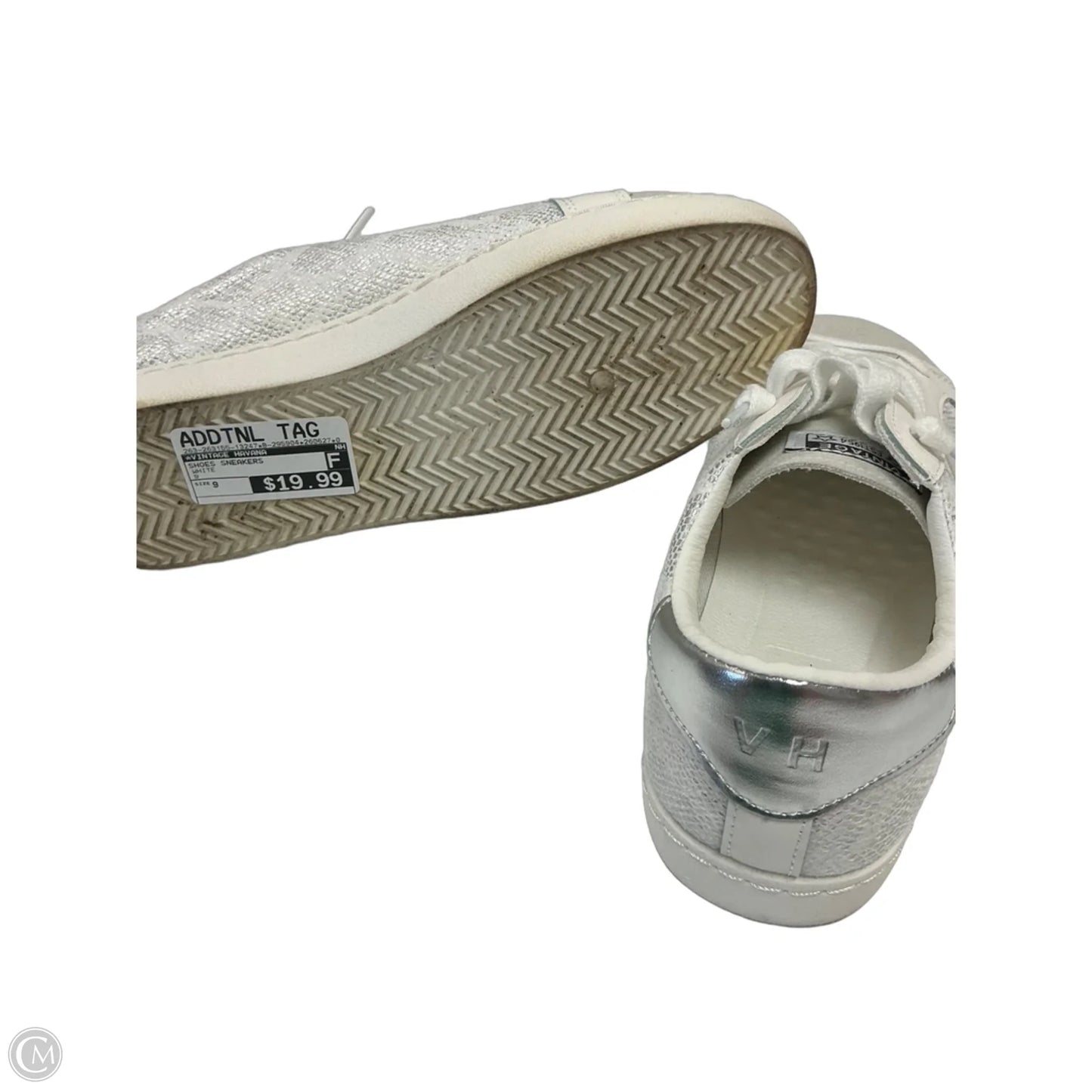 Shoes Sneakers By Vintage Havana In White, Size: 9