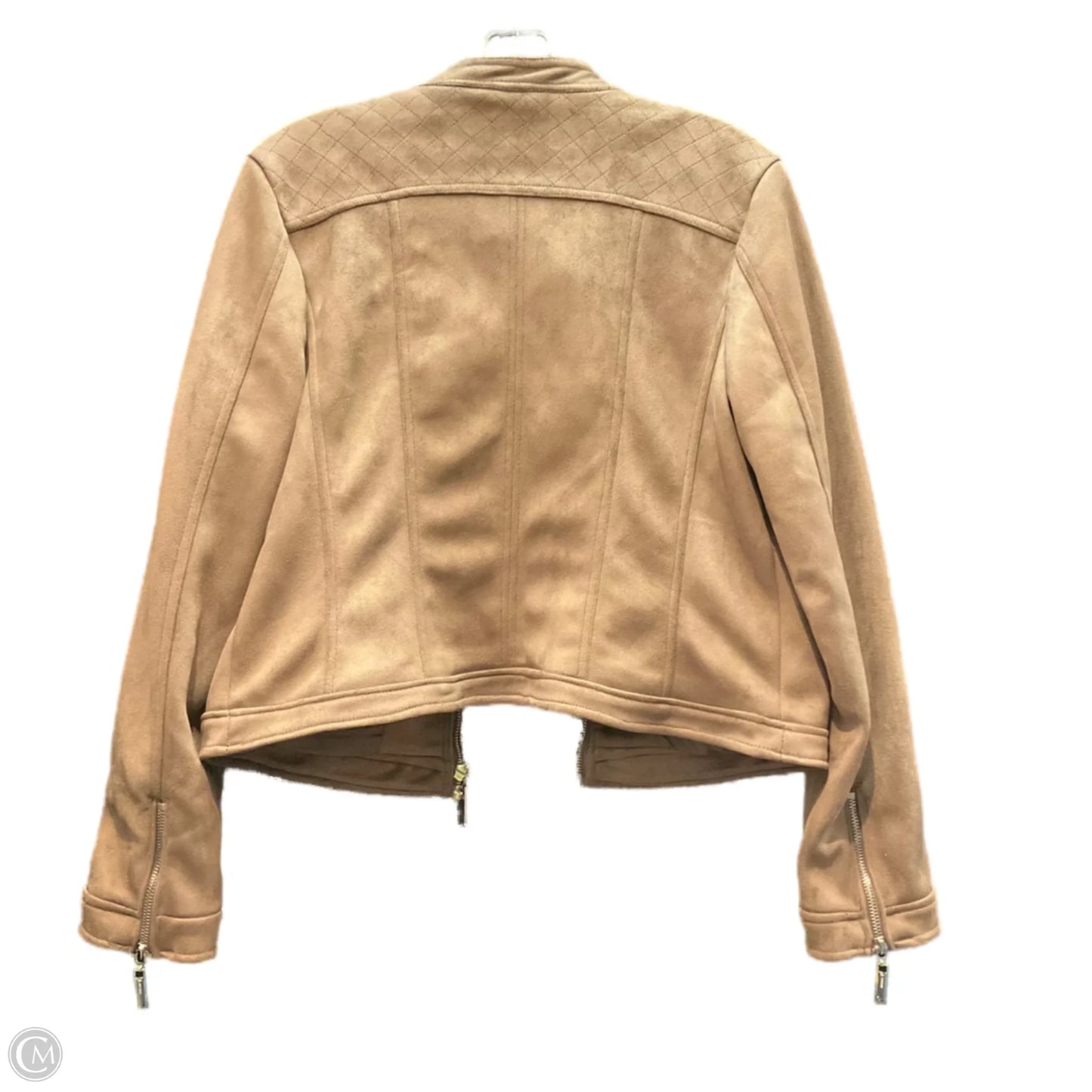 Jacket Moto By Jou Jou In Brown, Size: Xl