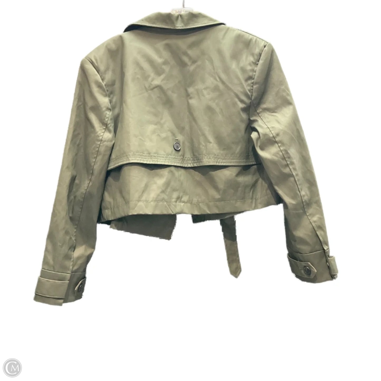 Jacket Moto By Zara In Green, Size: S