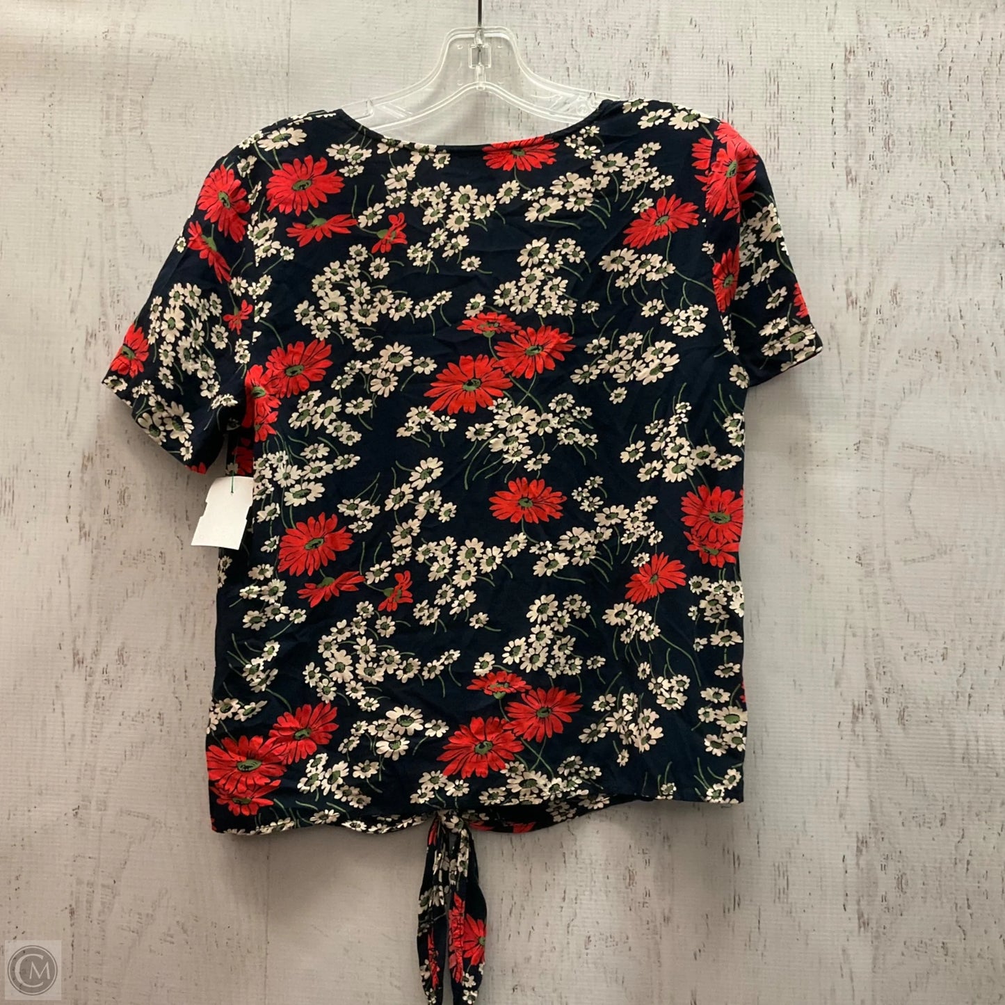 Top Short Sleeve By Madewell In Floral Print, Size: Xs