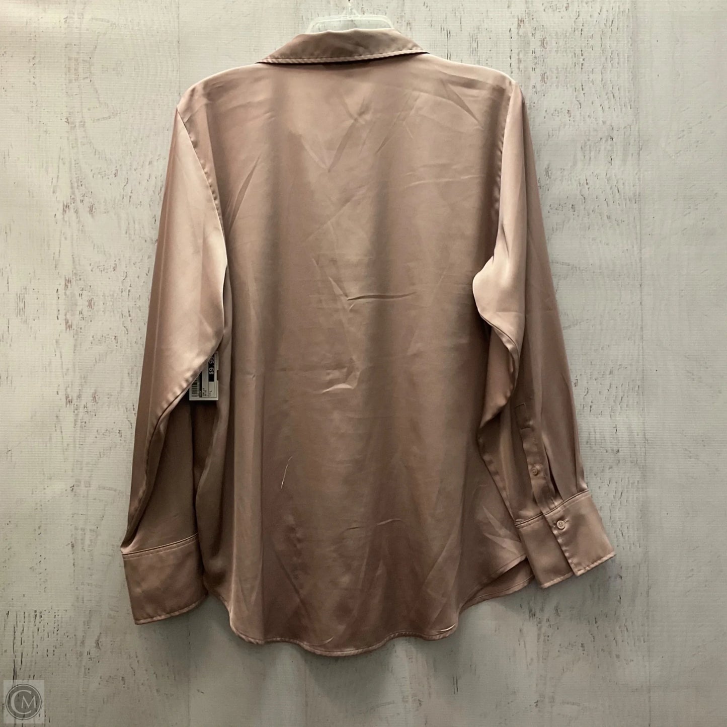 Top Long Sleeve By H&m In Beige, Size: L