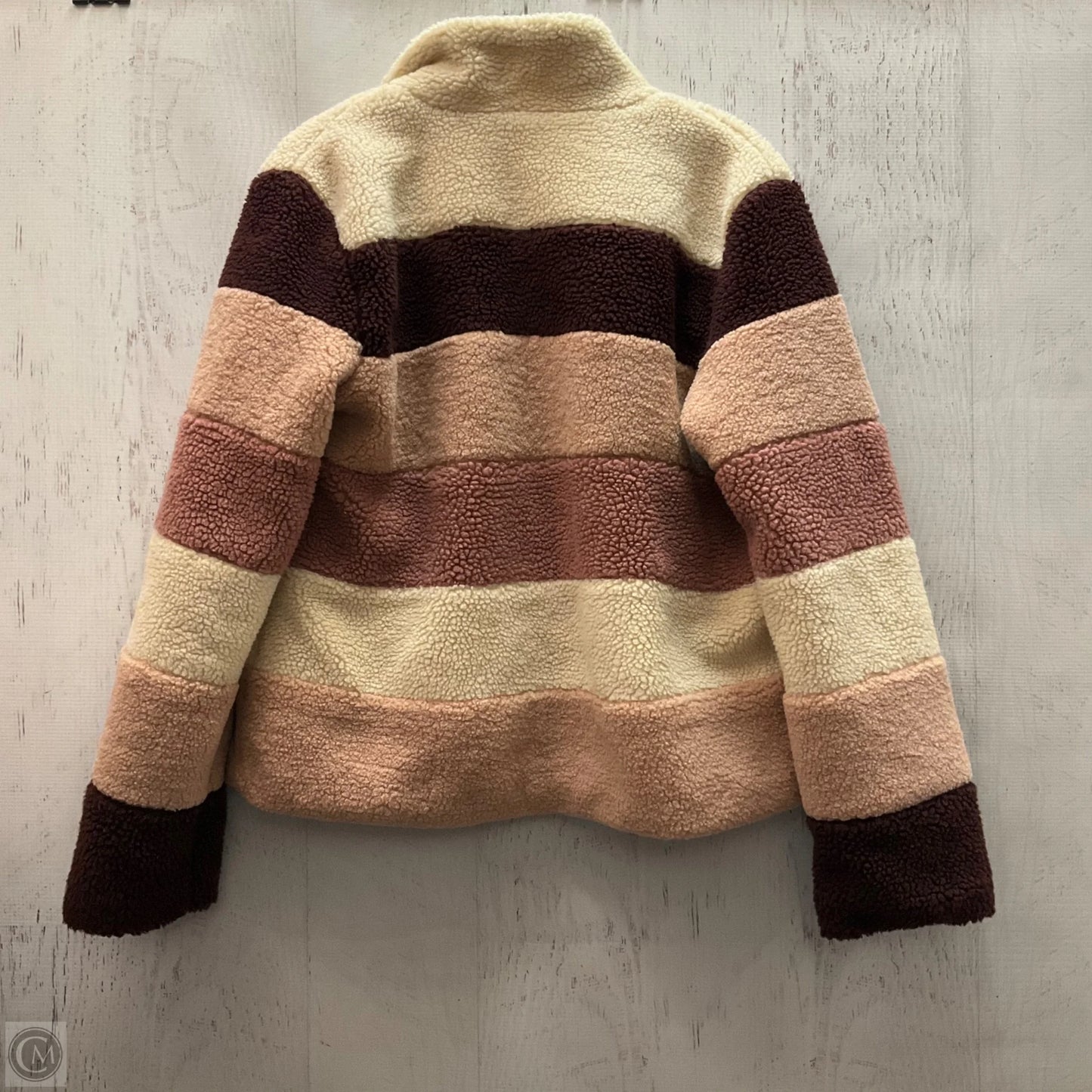 Jacket Faux Fur & Sherpa By Bp In Multi-colored, Size: M