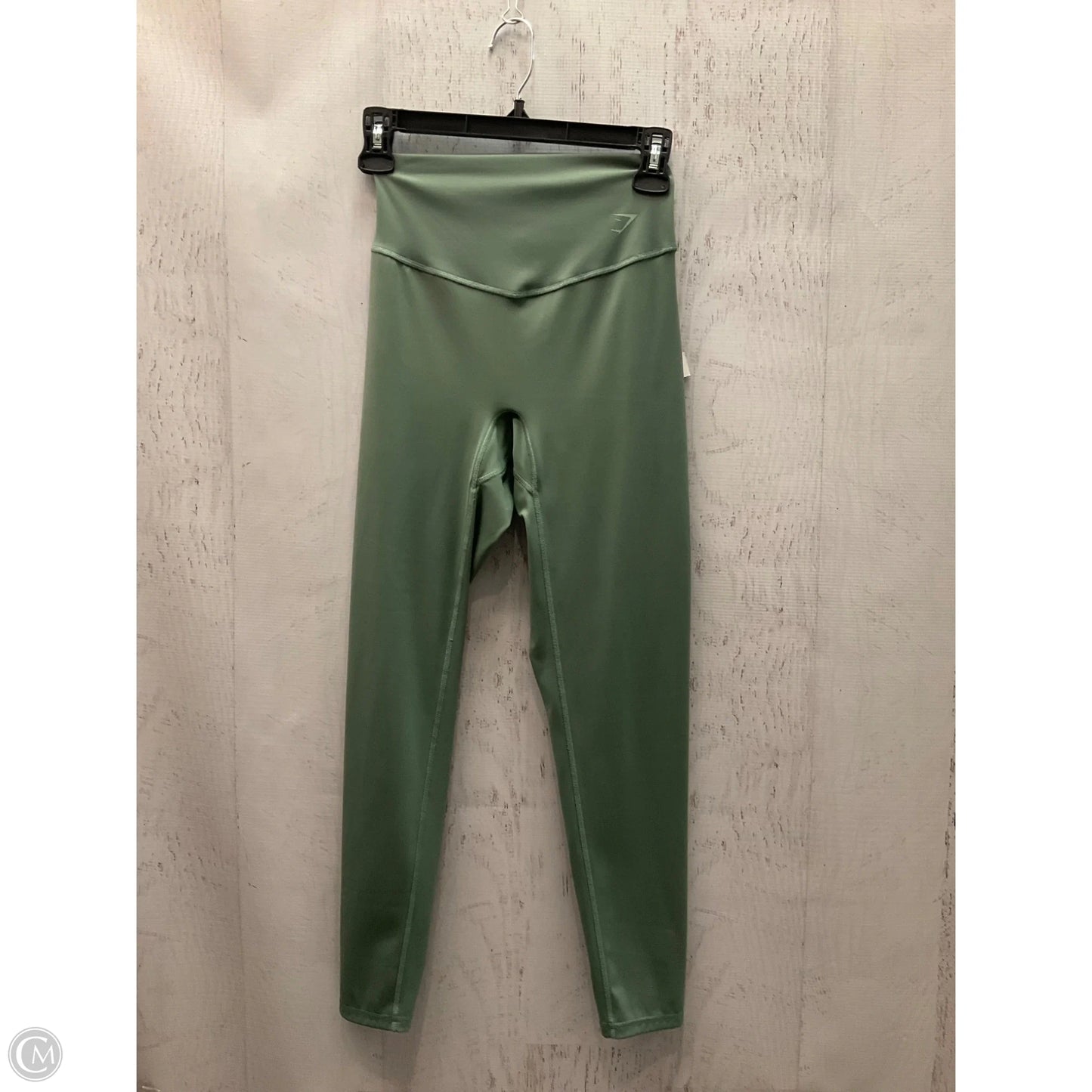 Athletic Leggings By Gym Shark In Green, Size: S