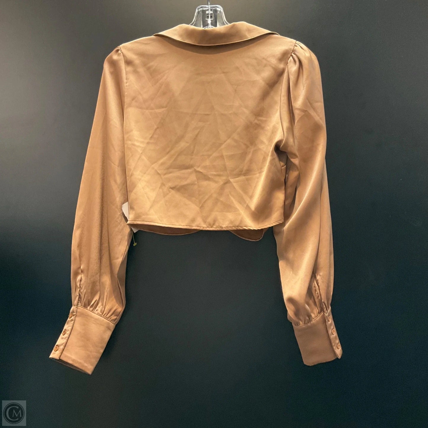 Top Long Sleeve By Altard State In Tan, Size: S