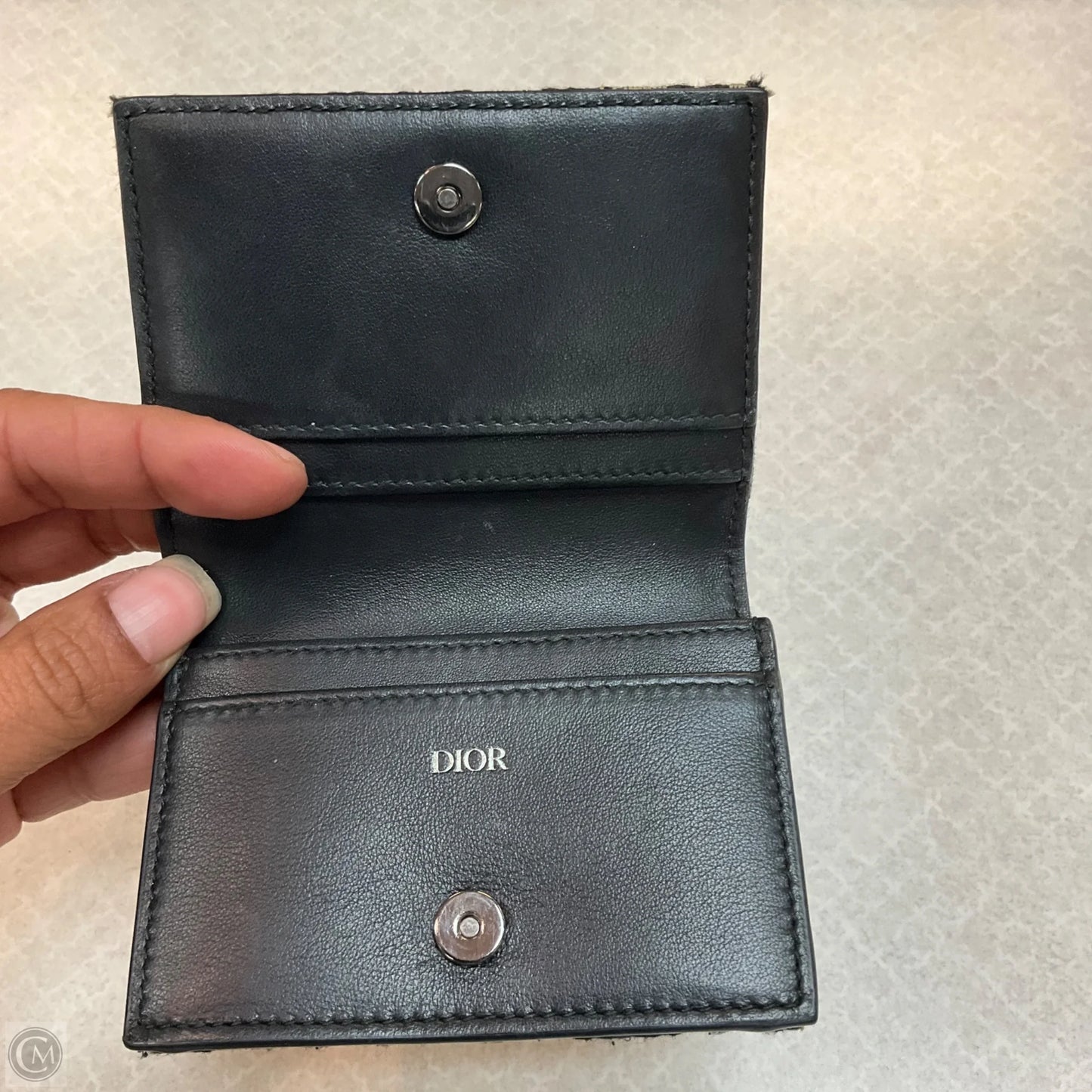 Wallet Luxury Designer By Dior, Size: Small
