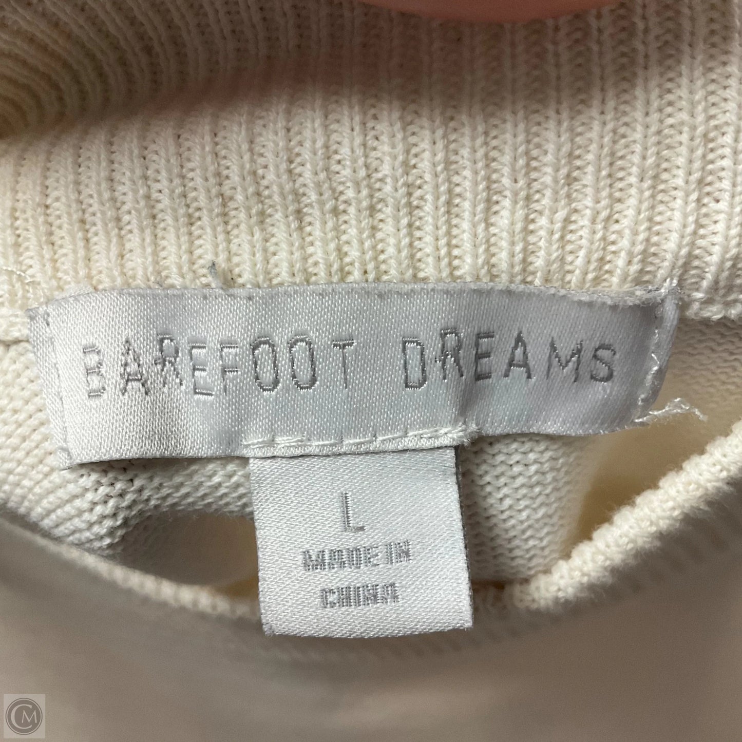 Sweater By Barefoot Dreams In Cream, Size: L