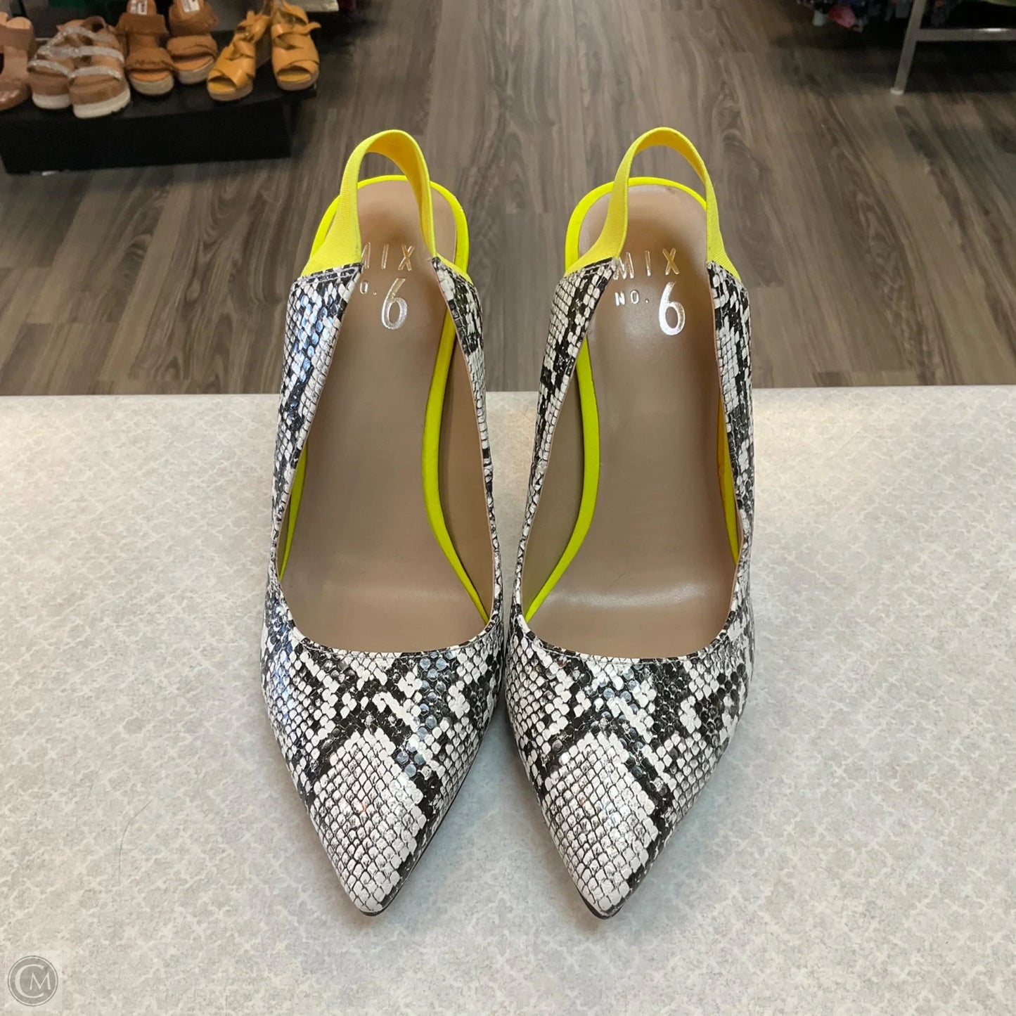 Shoes Heels Kitten By Mix No 6 In Snakeskin Print, Size: 7