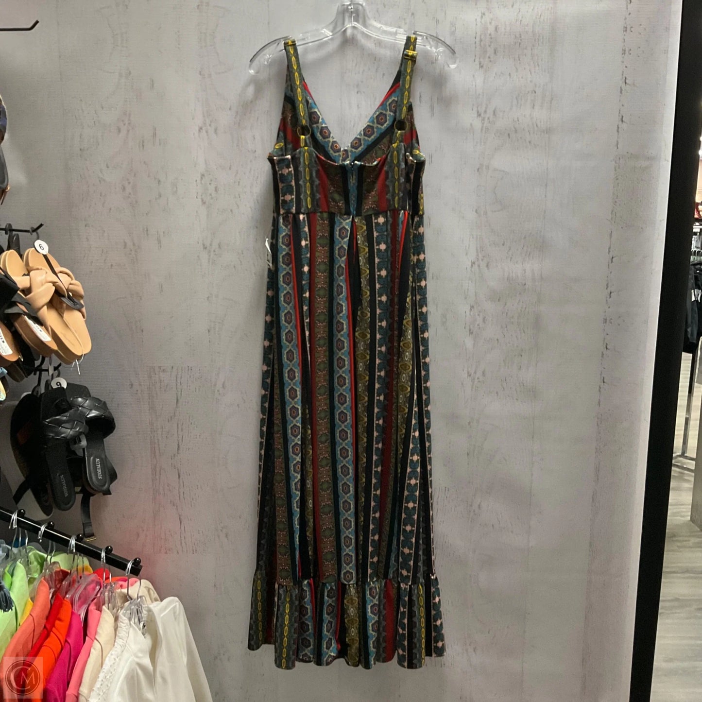 Dress Casual Maxi By T Tahari In Multi-colored, Size: M