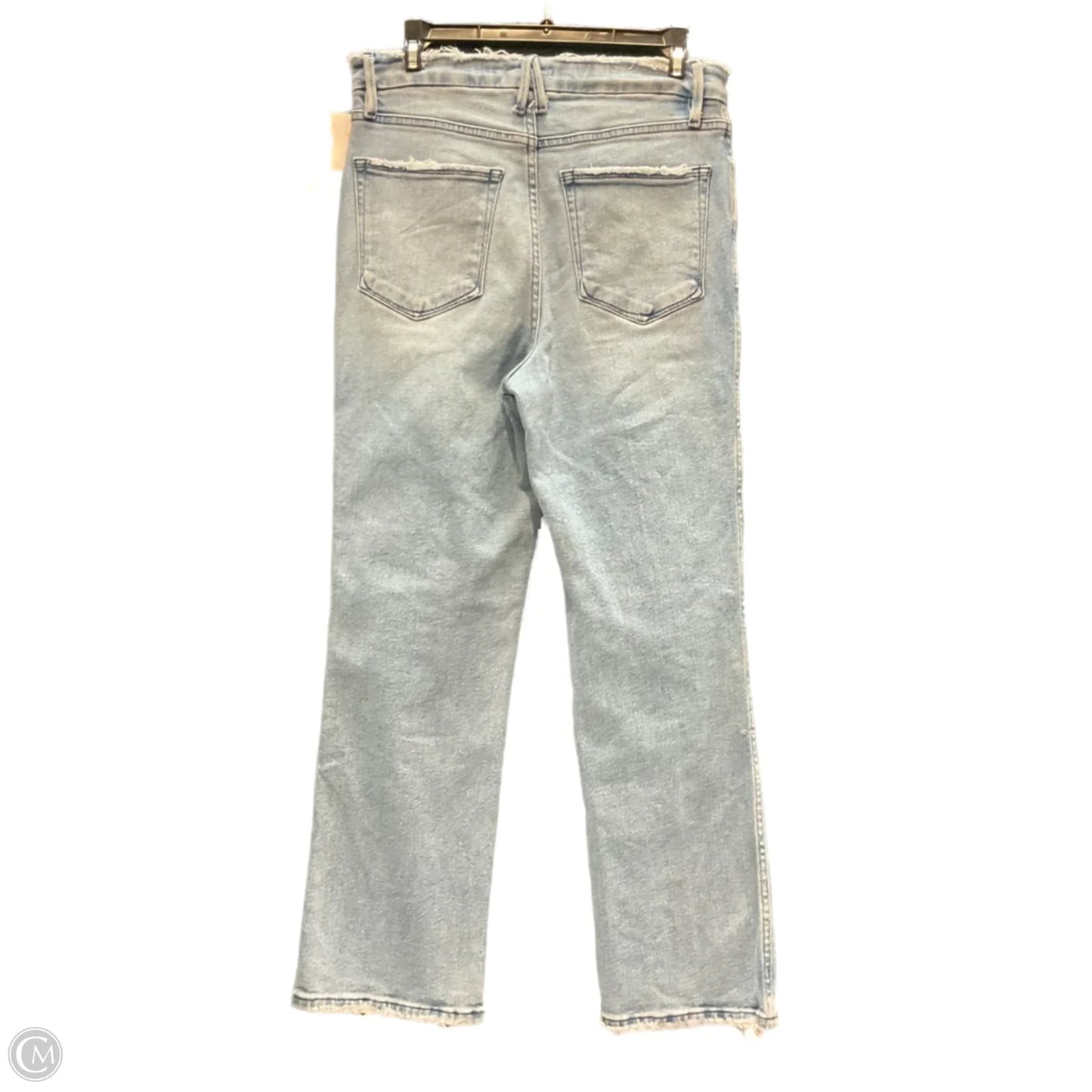 Jeans Straight By Good American In Blue Denim, Size: 6
