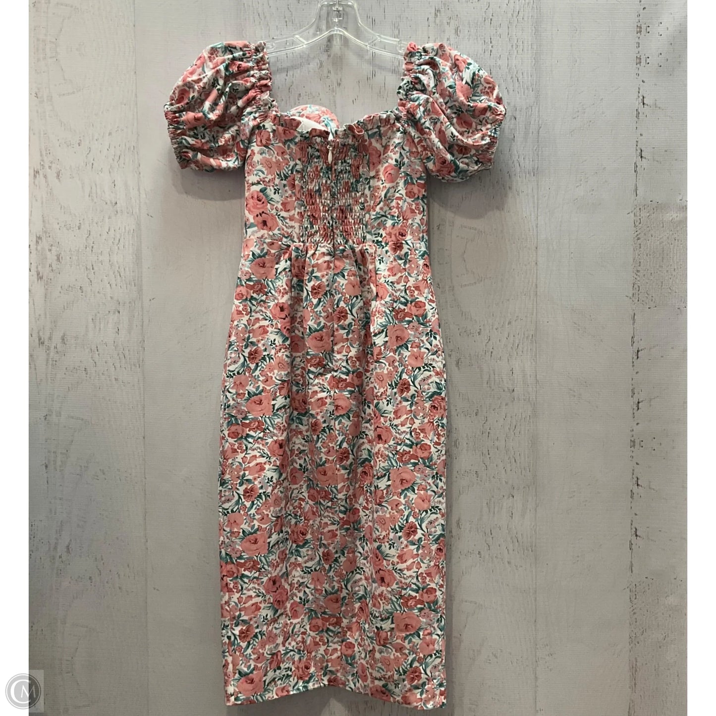 Dress Casual Midi By Clothes Mentor In Floral Print, Size: 2