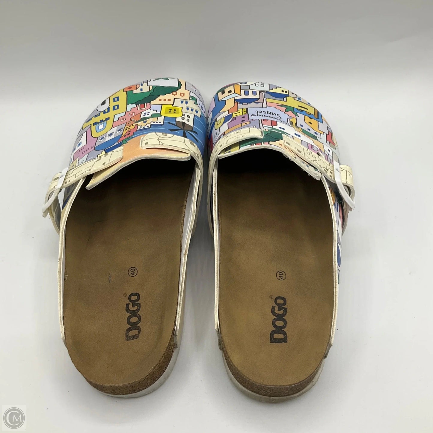 Shoes Flats By Clothes Mentor In Multi-colored, Size: 10