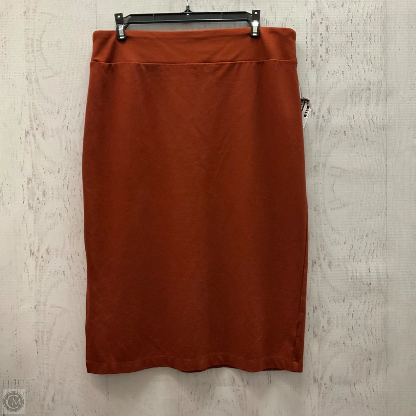 Skirt Maxi By Nine West In Orange, Size: L