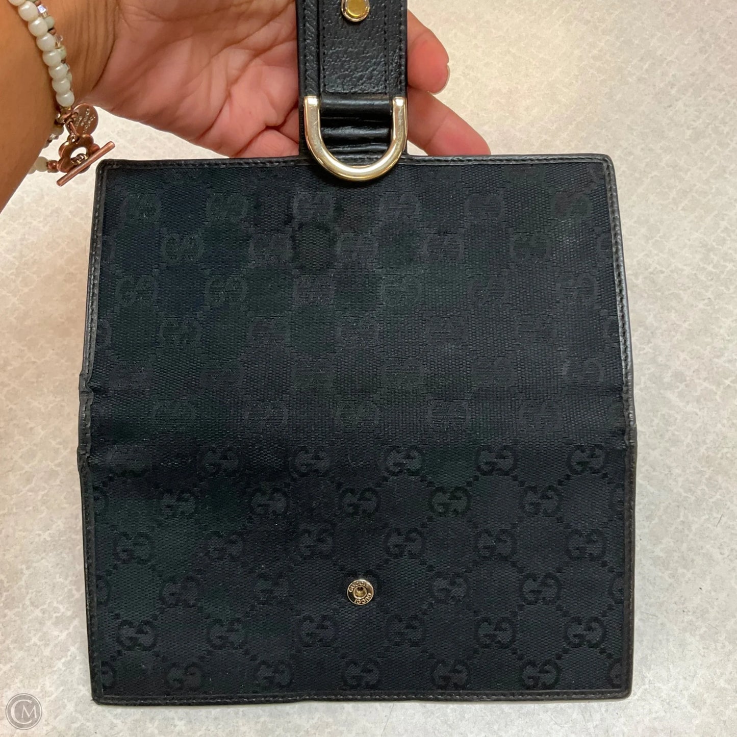 Wallet Luxury Designer By Gucci, Size: Medium