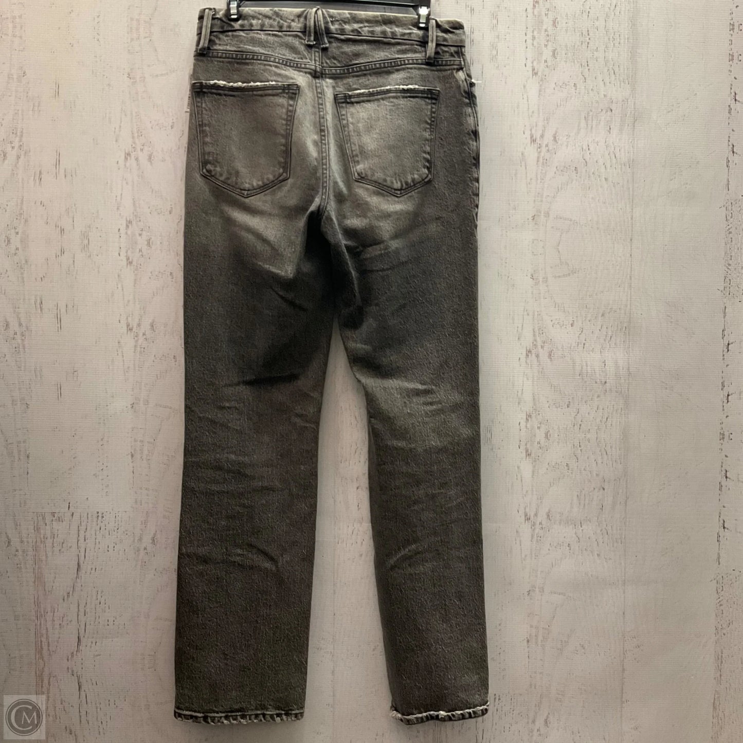 Jeans Straight By Good American In Black, Size: 2