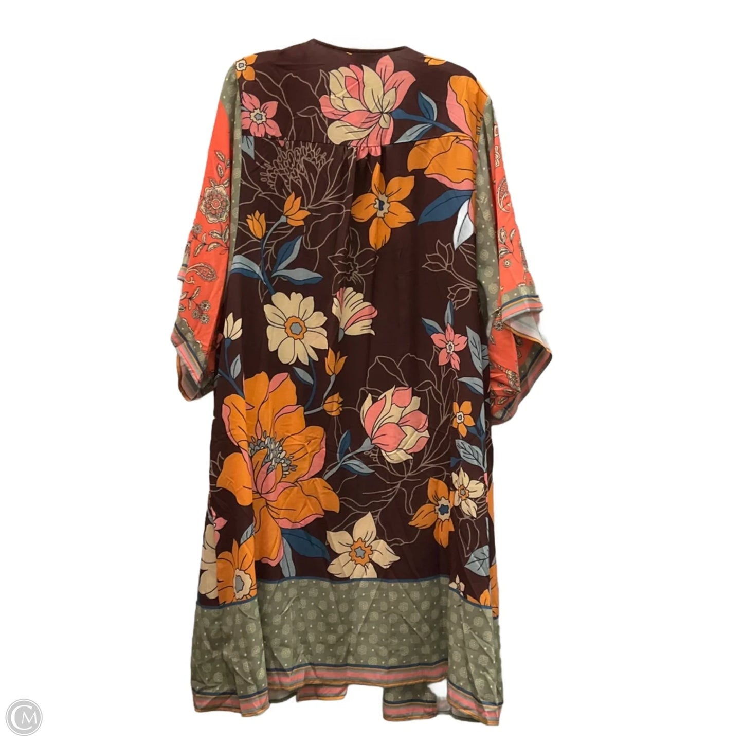 Kimono By Umgee In Floral Print, Size: Xl