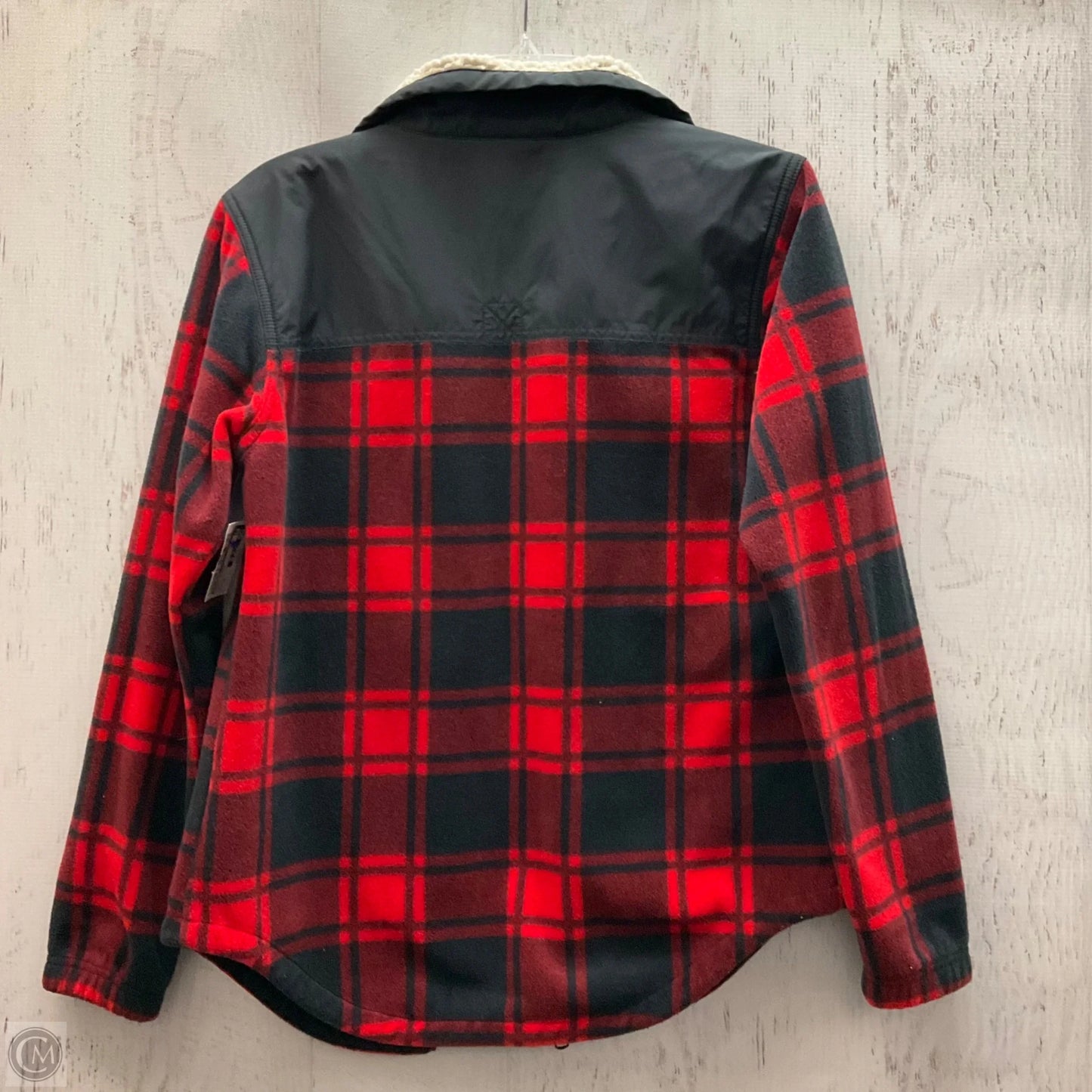 Jacket Fleece By Columbia In Plaid Pattern, Size: Xs
