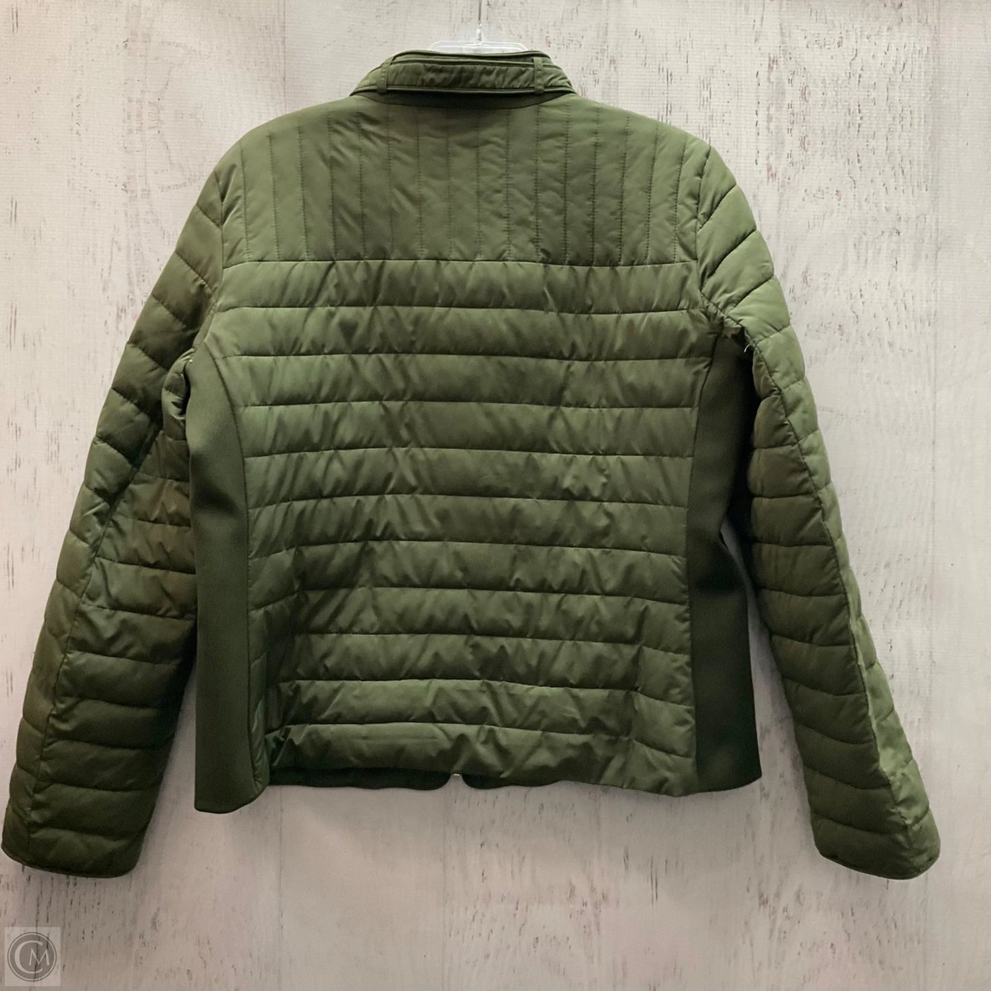 Jacket Puffer & Quilted By New York And Co In Green, Size: L
