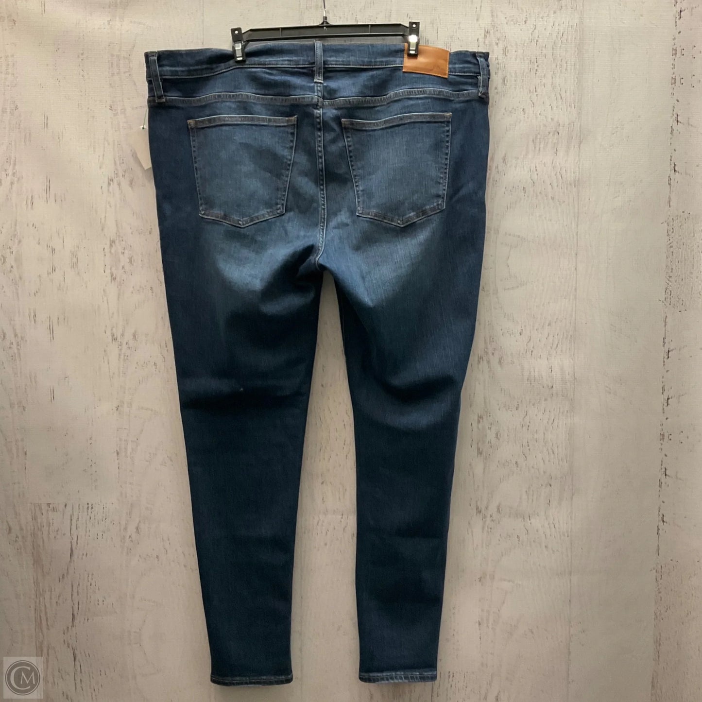 Jeans Skinny By J. Crew In Blue Denim, Size: 14