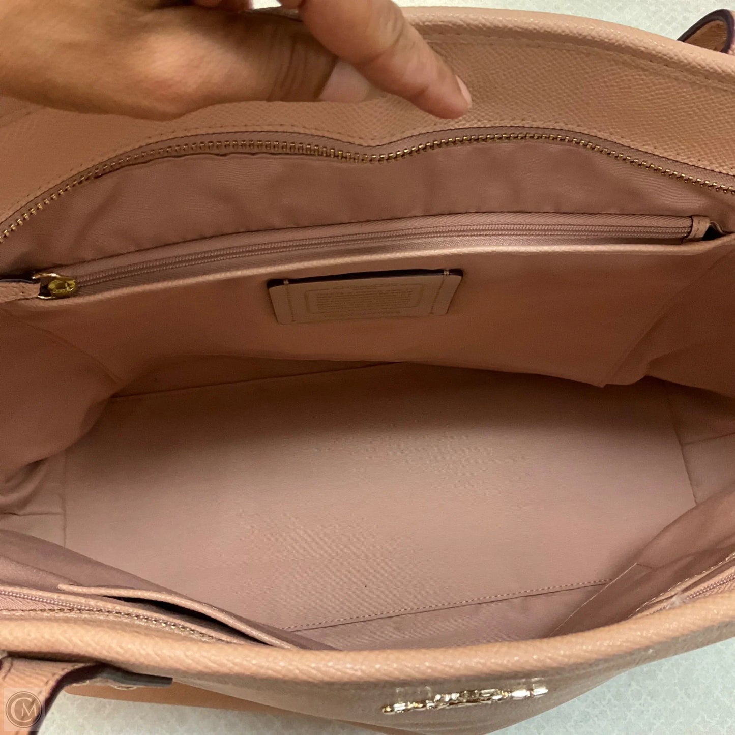 Handbag Designer By Coach, Size: Large