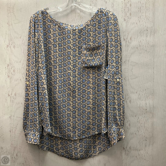 Top Long Sleeve By Loft In Multi-colored, Size: M