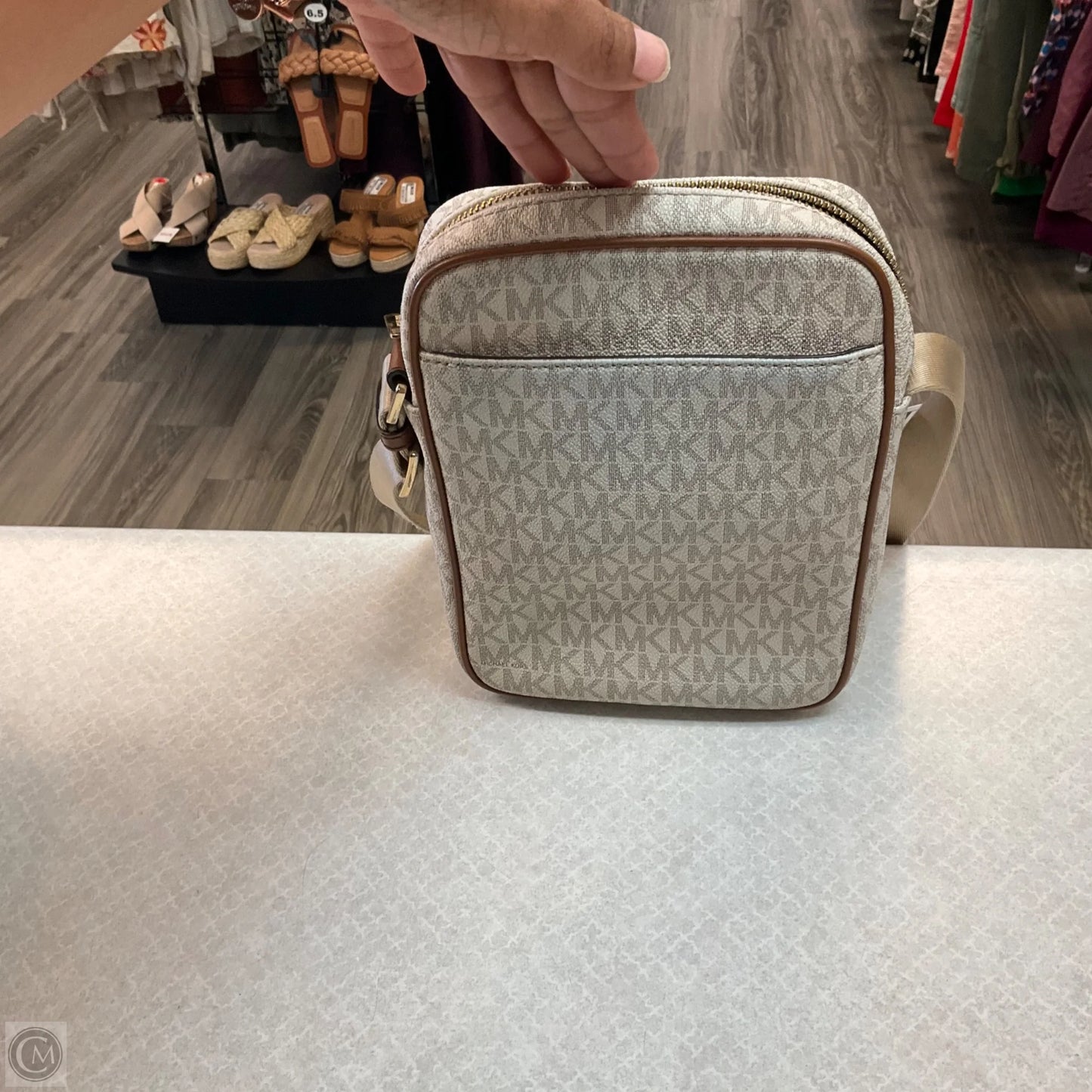Crossbody Designer By Michael Kors, Size: Medium
