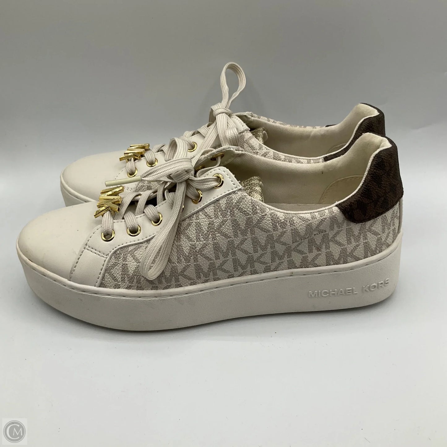 Shoes Designer By Michael Kors In White, Size: 7.5