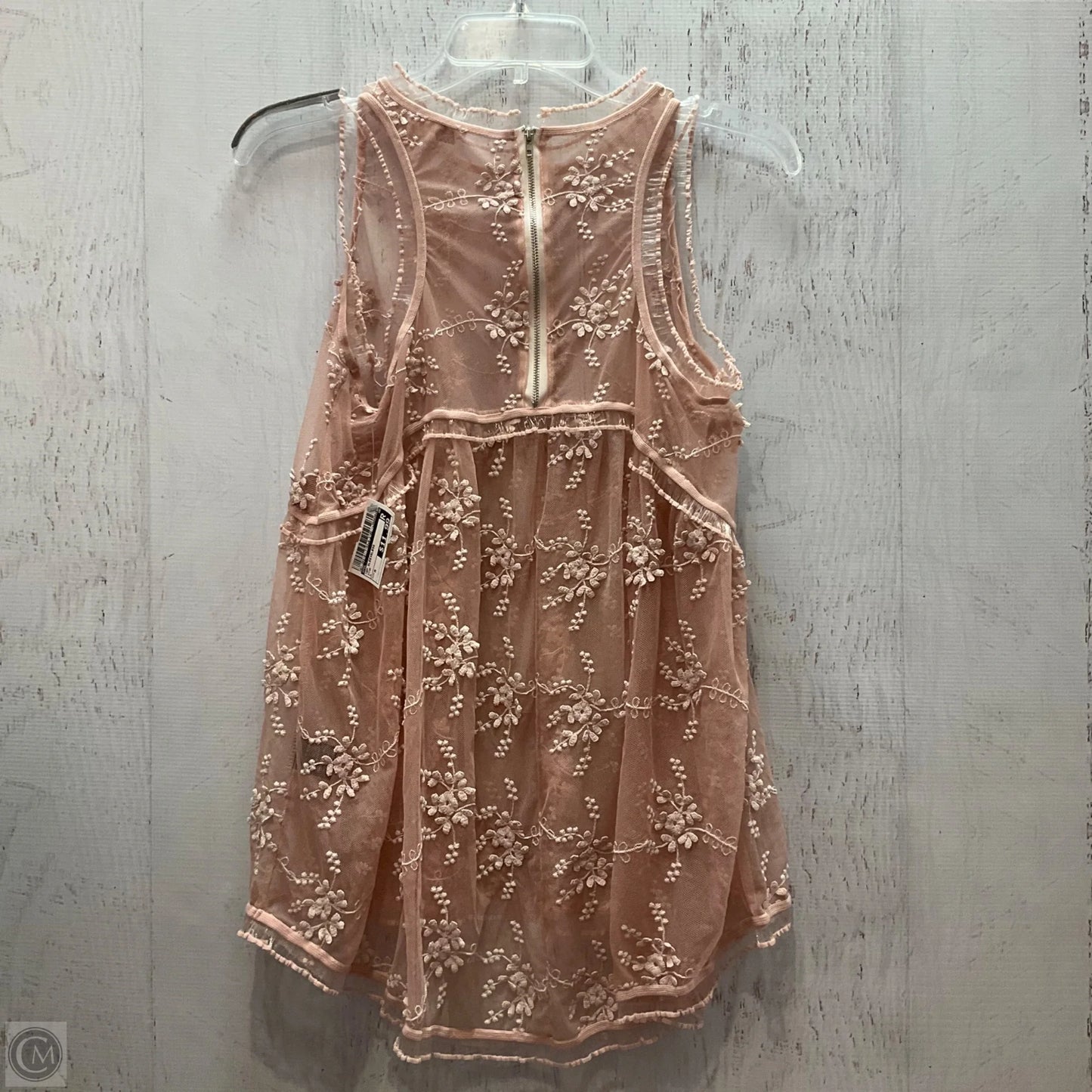 Top Sleeveless By Pol In Pink, Size: M