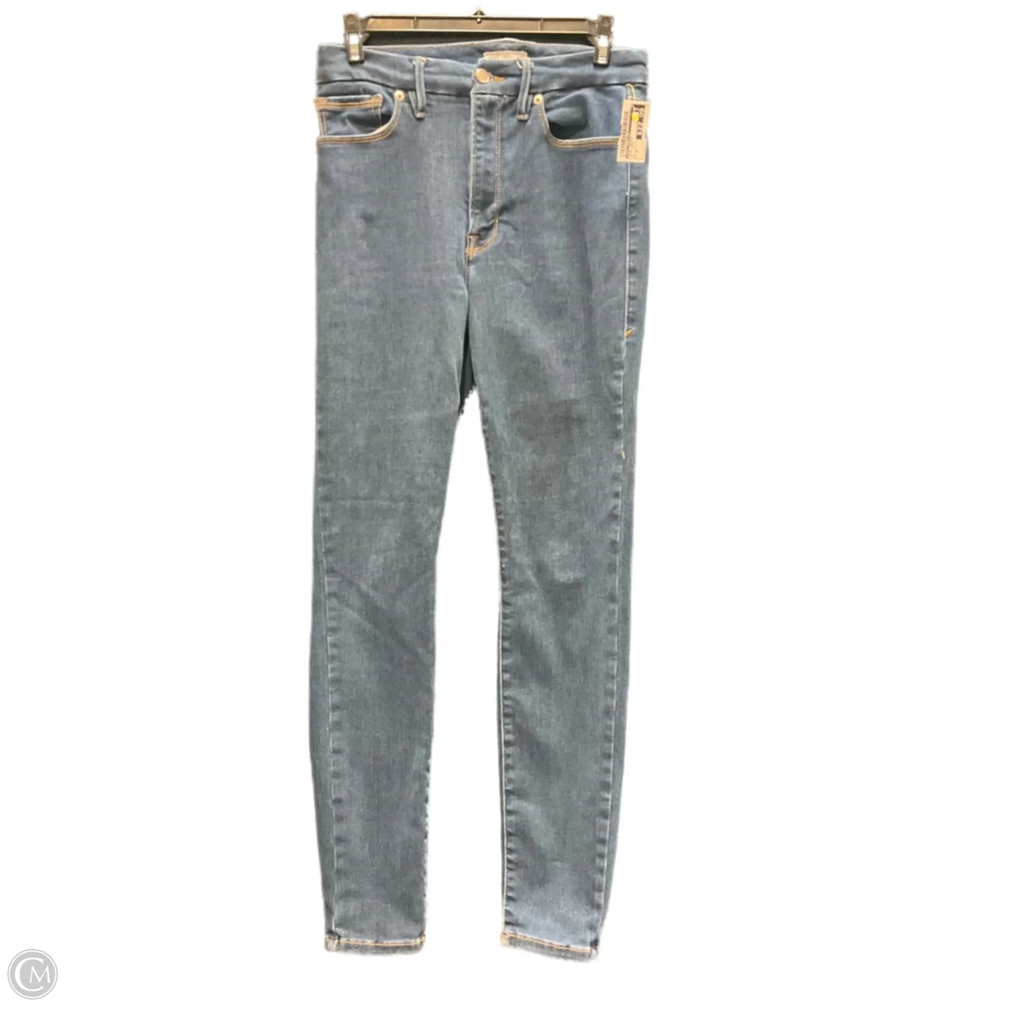 Jeans Skinny By Good American In Blue Denim, Size: 6