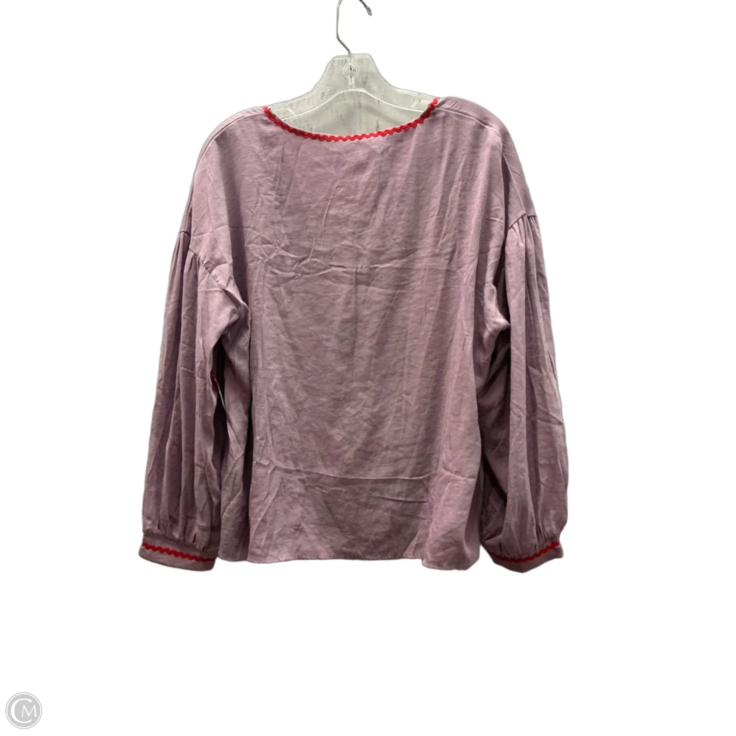 Top Long Sleeve By Clothes Mentor In Purple, Size: S