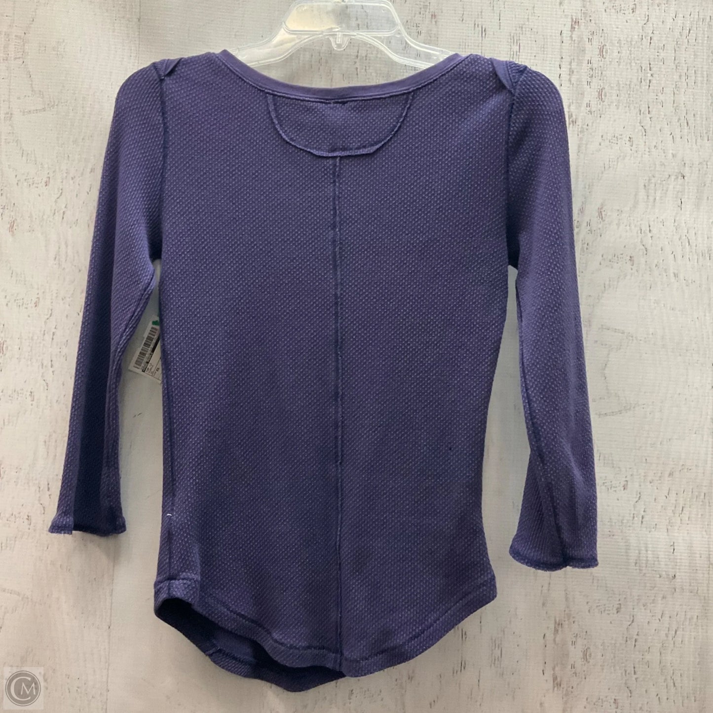 Top Long Sleeve By Free People In Purple, Size: Xs