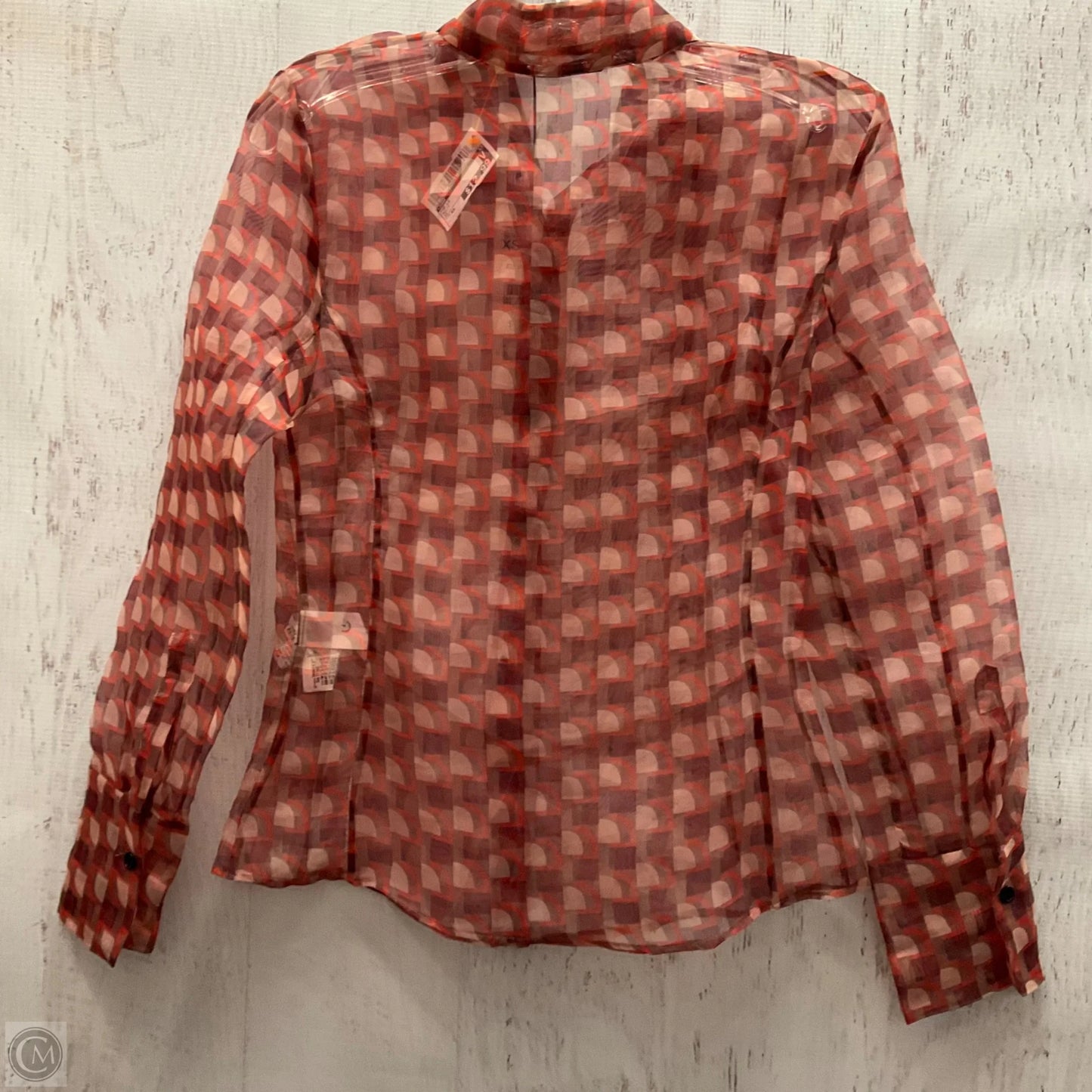 Top Long Sleeve By Zara In Multi-colored, Size: Xs
