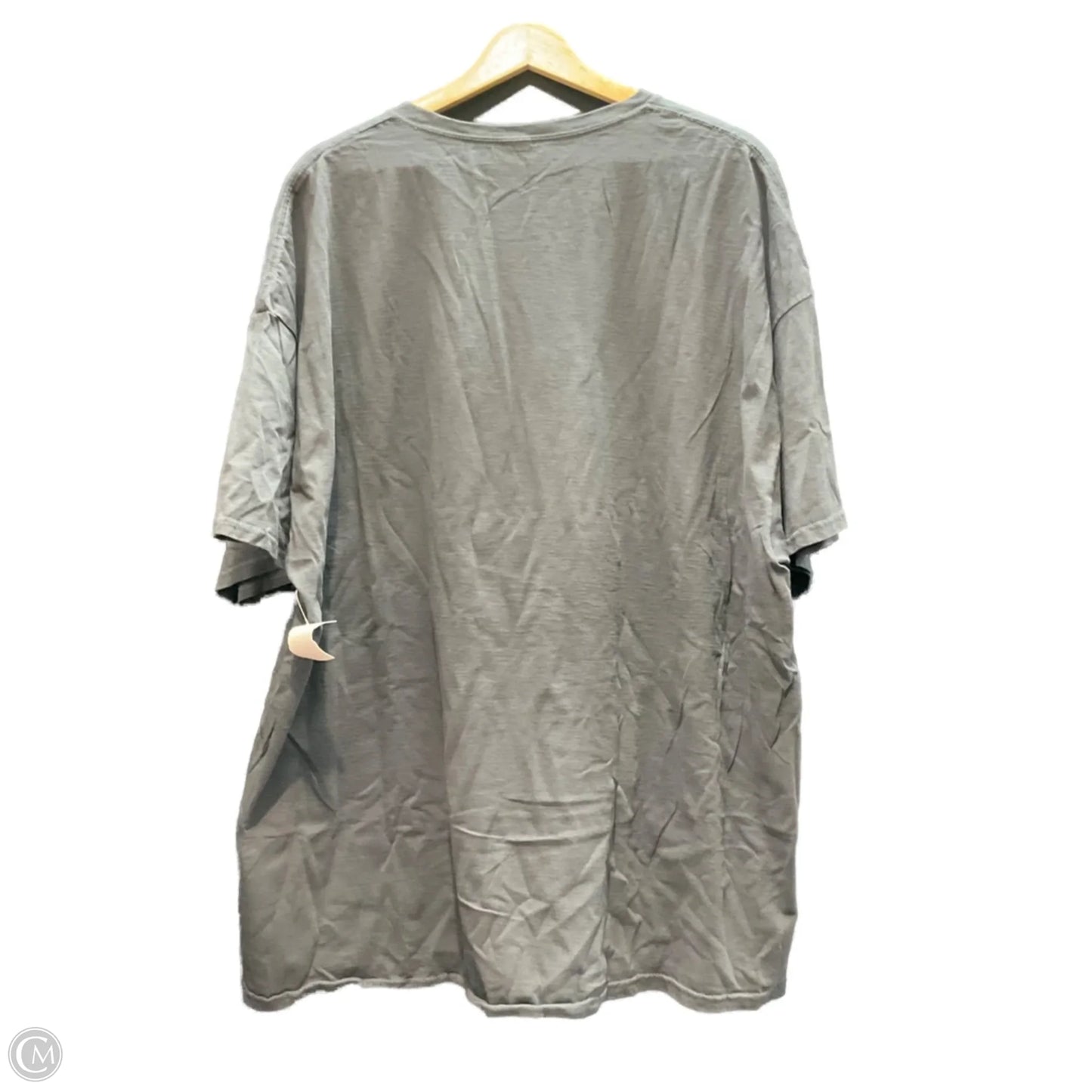 Top Short Sleeve By Clothes Mentor In Grey, Size: 4x