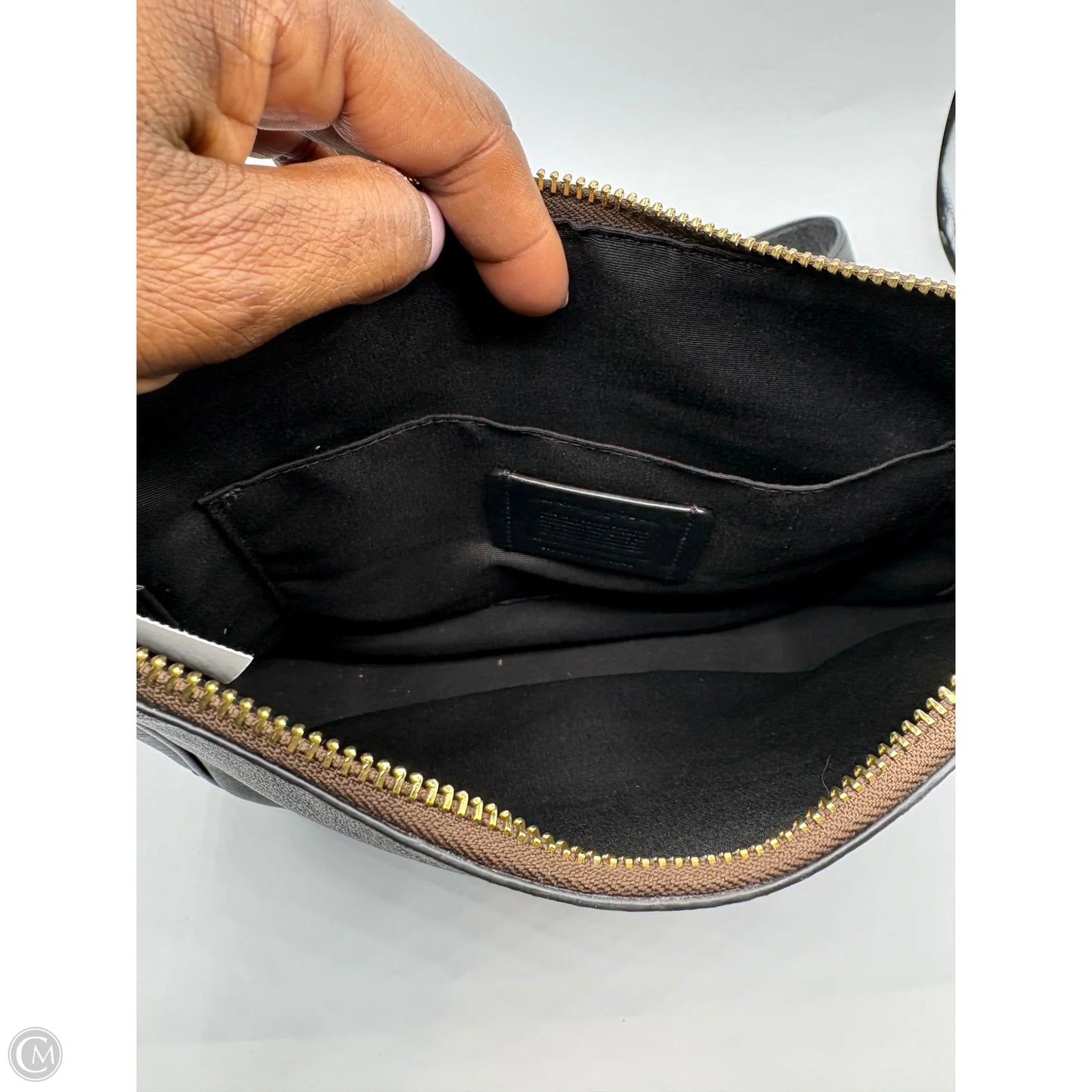 Crossbody Designer By Coach, Size: Medium