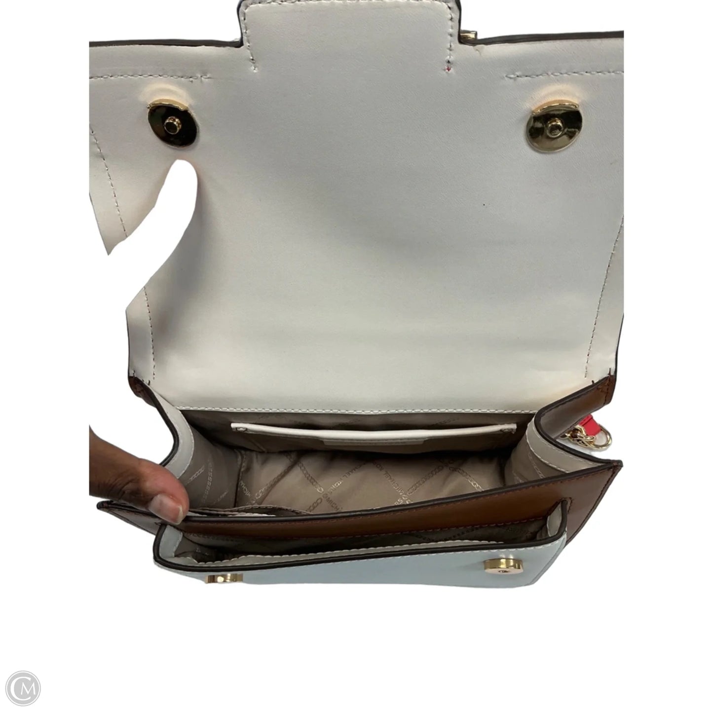Crossbody Designer By Michael Kors, Size: Medium