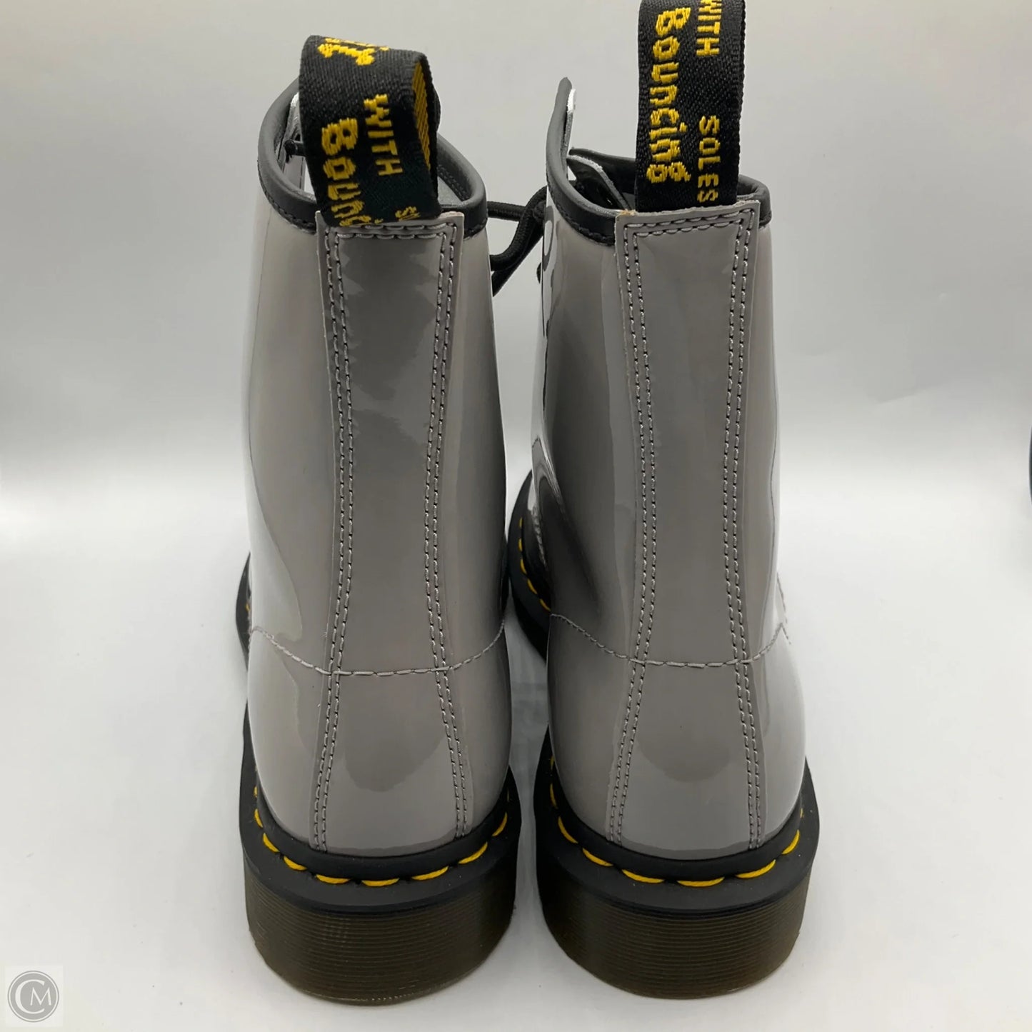 Boots Combat By Clothes Mentor In Grey, Size: 8